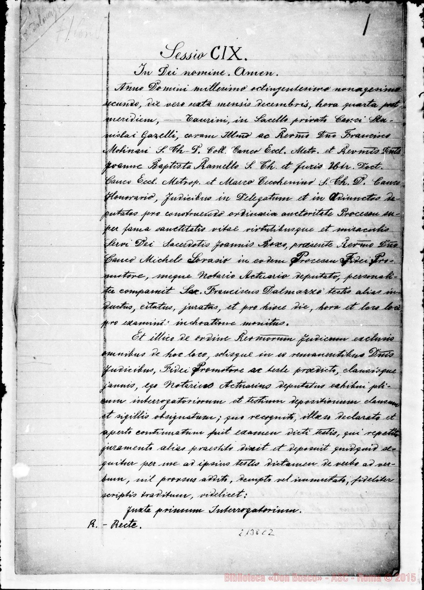 Fotogramma C 2 — D. Dalmazzo Francesco E Branda Giov.: Ms. Copia A