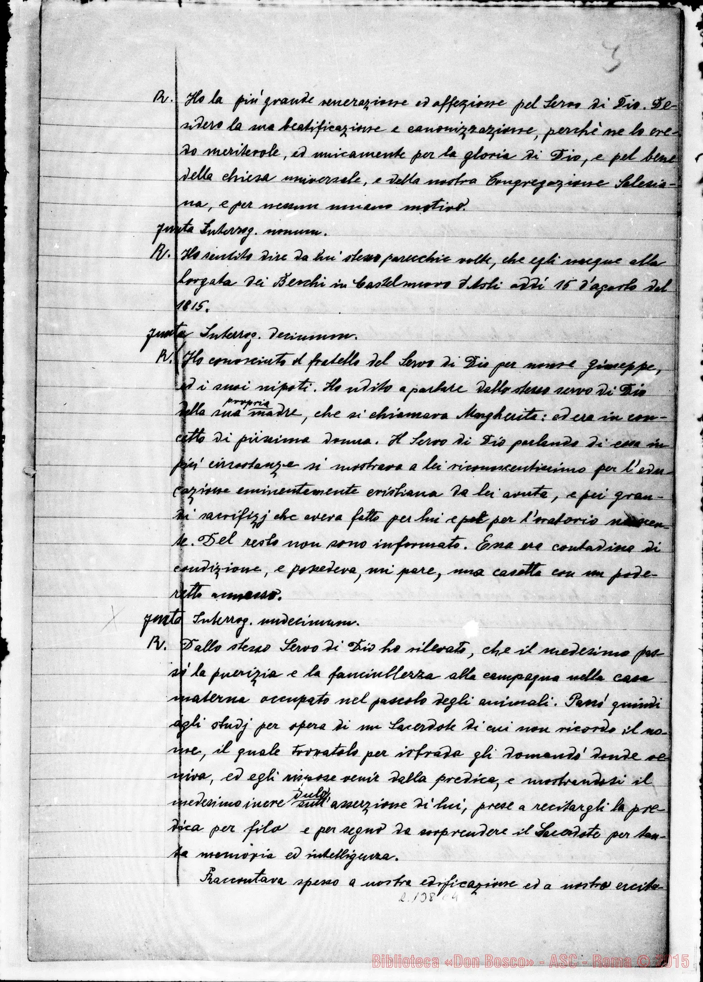 Fotogramma C 4 — D. Dalmazzo Francesco E Branda Giov.: Ms. Copia A