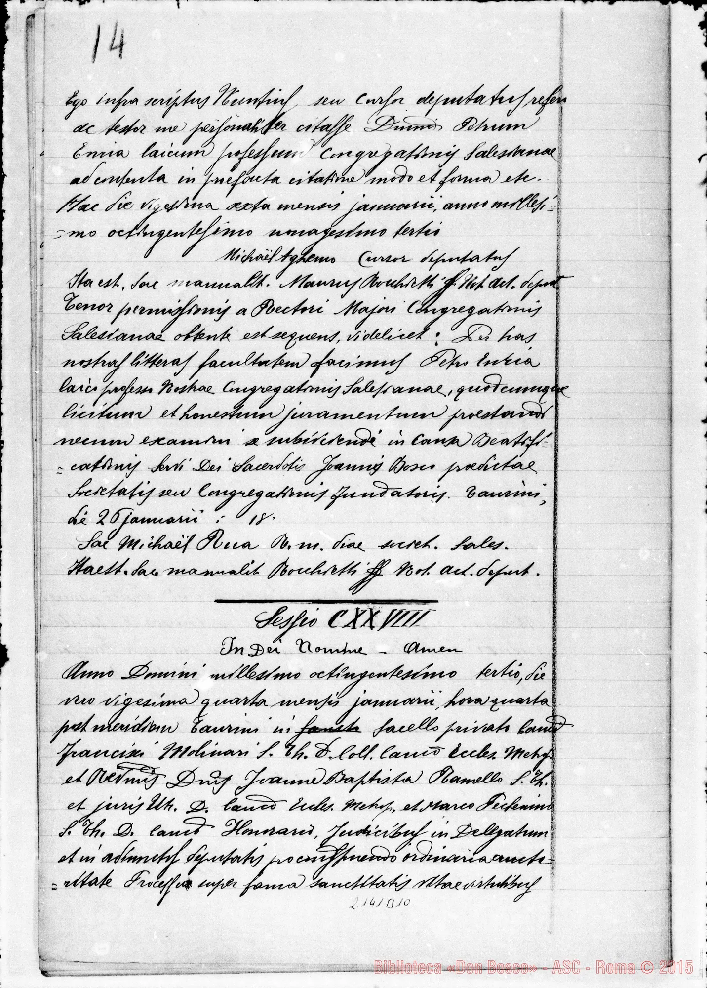 Fotogramma B 10 — D. Enria Pietro: Ms. Copia A