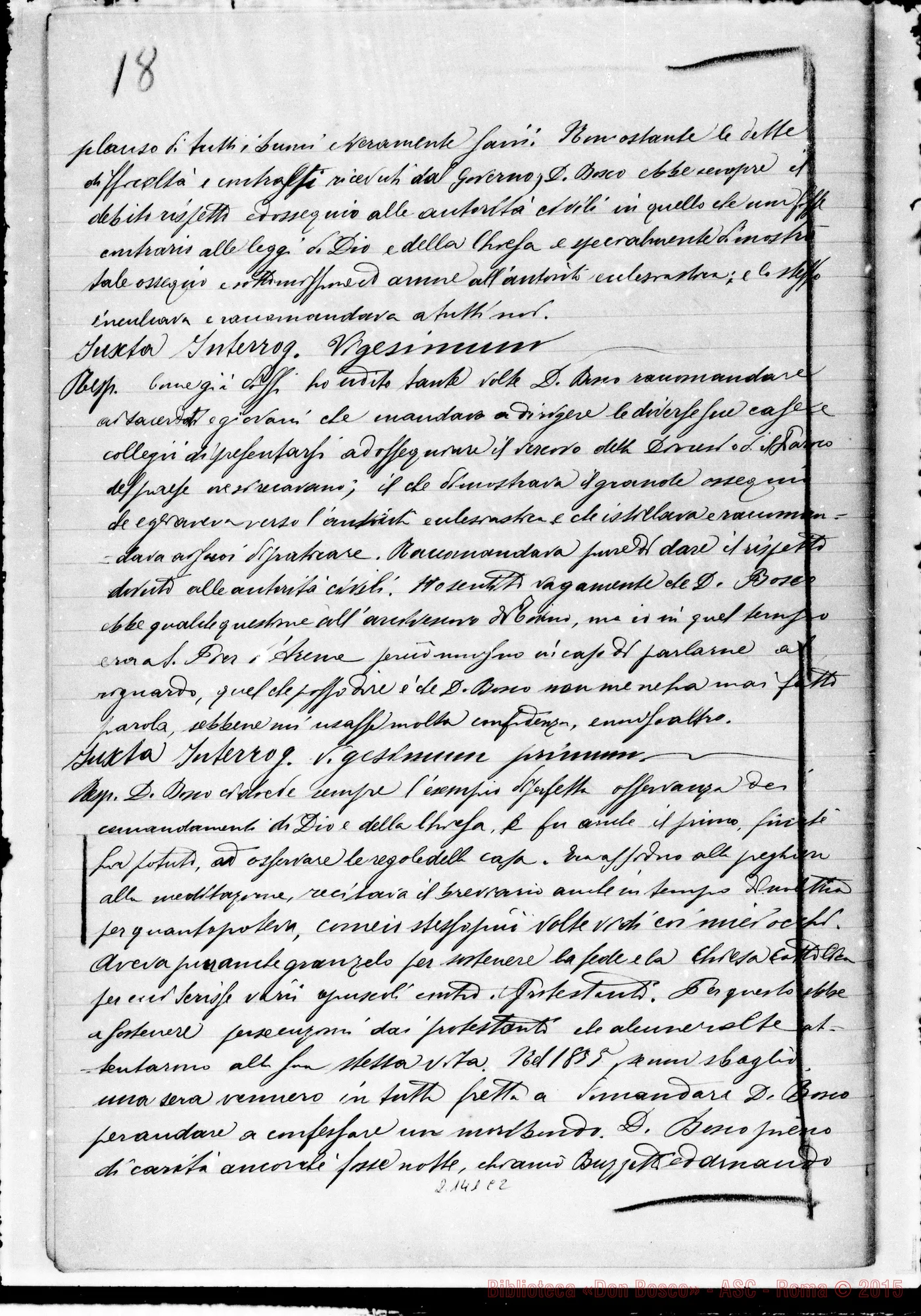 Fotogramma C 2 — D. Enria Pietro: Ms. Copia A
