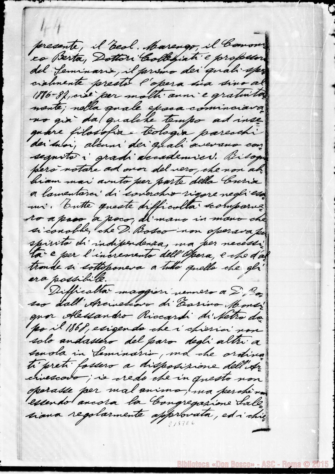 Fotogramma E 6 — D. Cerruti Francesco: Ms. Copia A