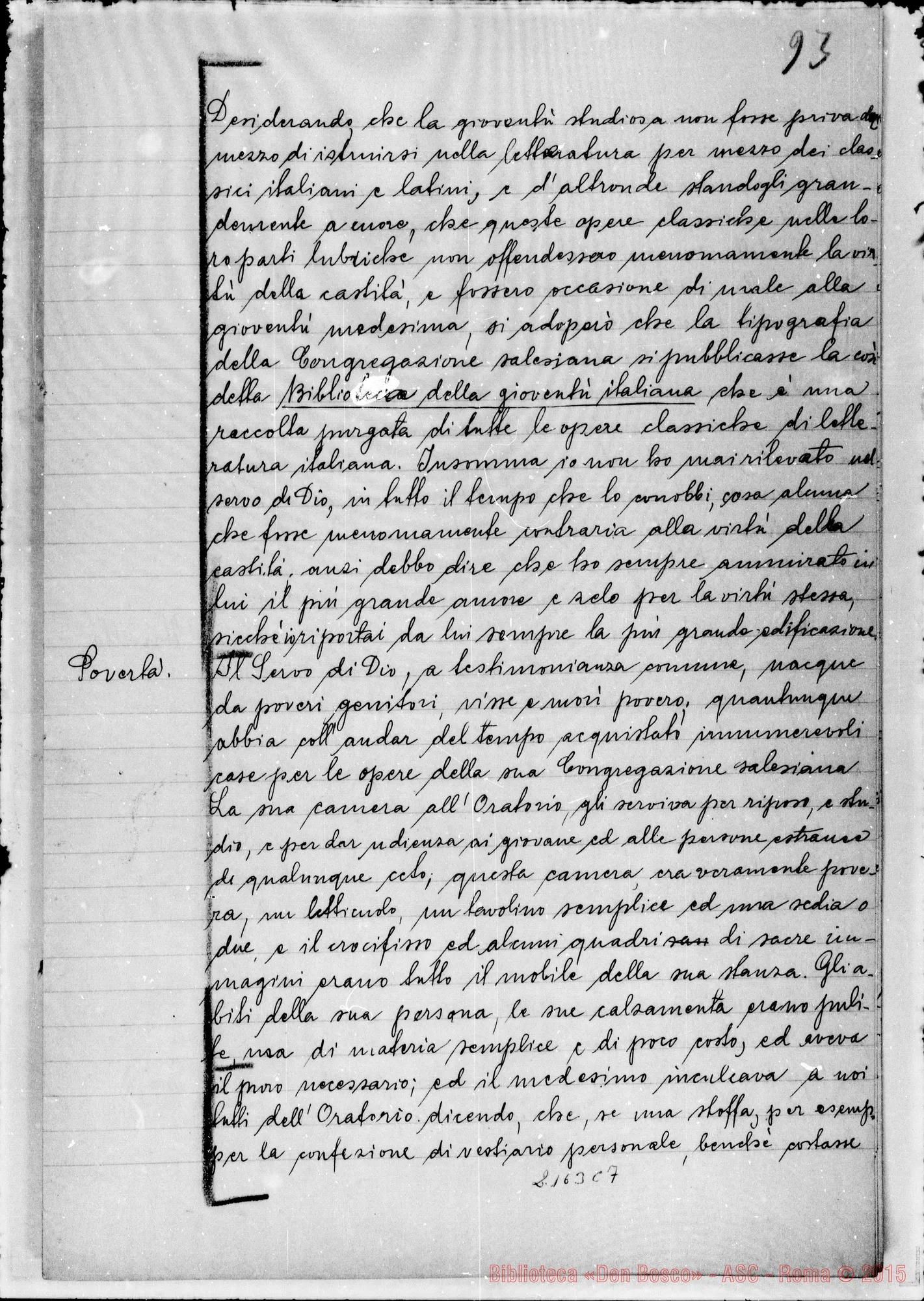 Fotogramma C 7 — D. Piano Giov. Batt., Rossi Giuseppe: Ms. Copia A