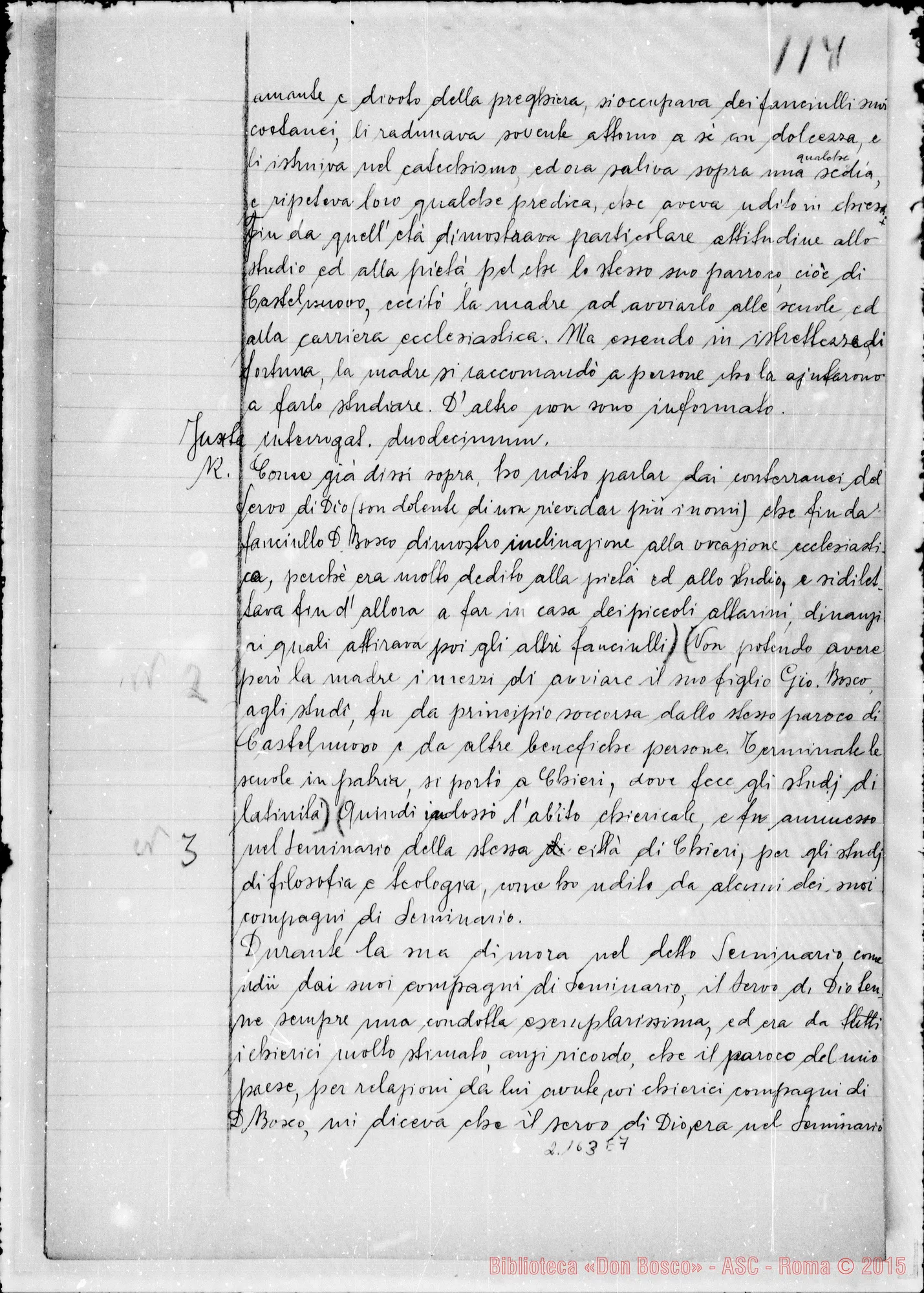 Fotogramma E 7 — D. Piano Giov. Batt., Rossi Giuseppe: Ms. Copia A