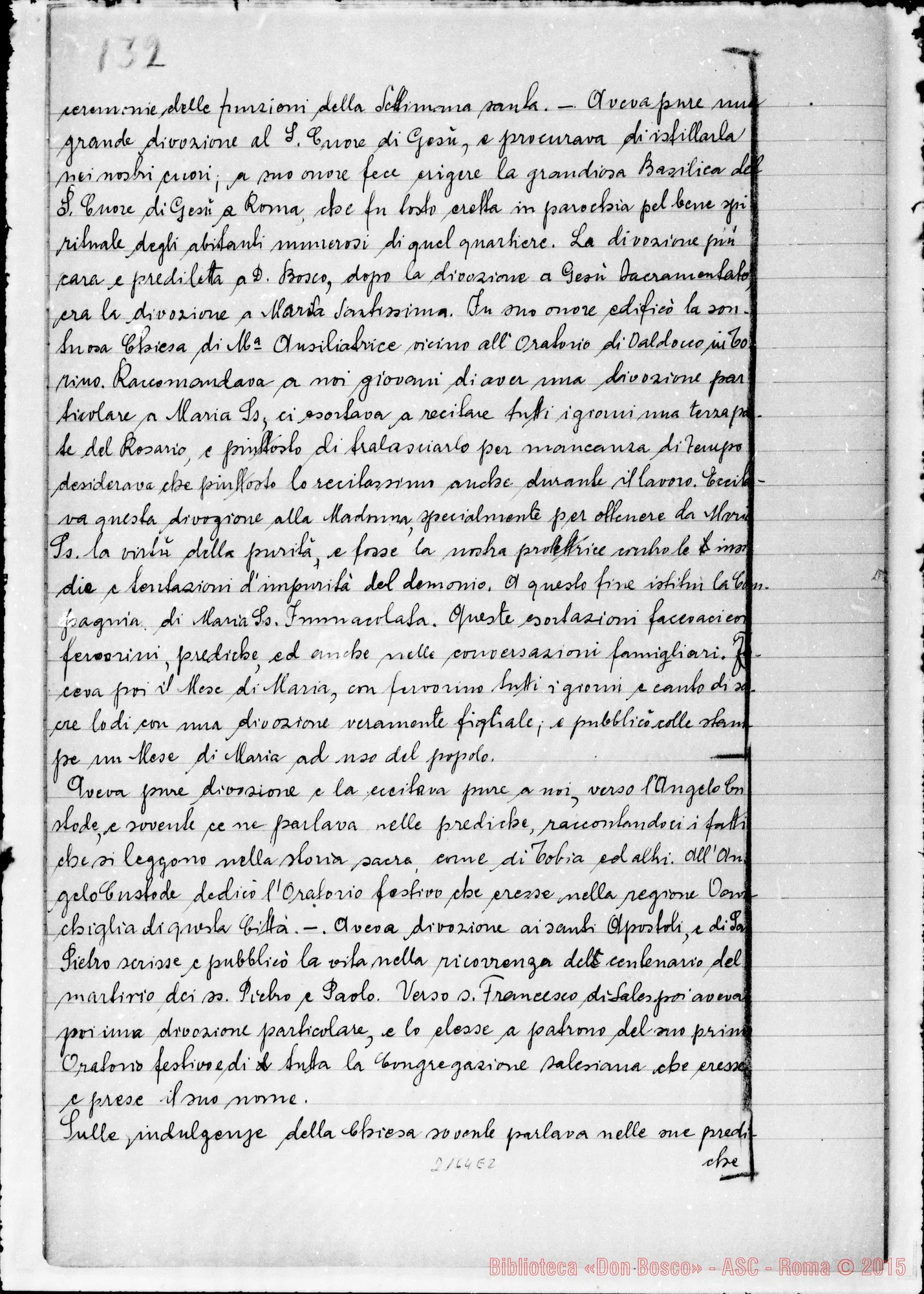 Fotogramma E 2 — D. Villa Giovanni: Ms. Copia A