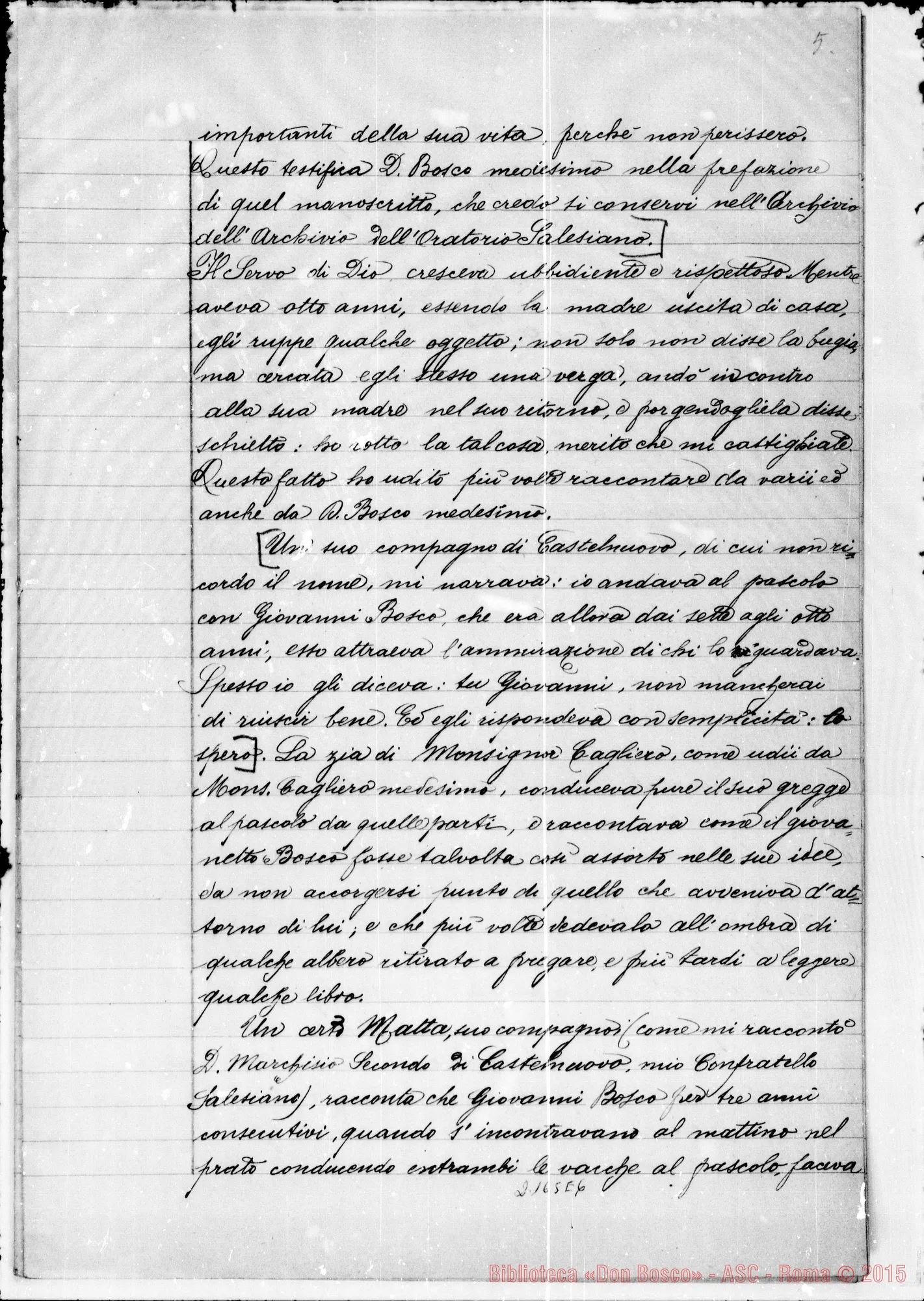 Fotogramma E 6 — D. Barberis Giulio. Ms.: Deposizione al processo. Appunti