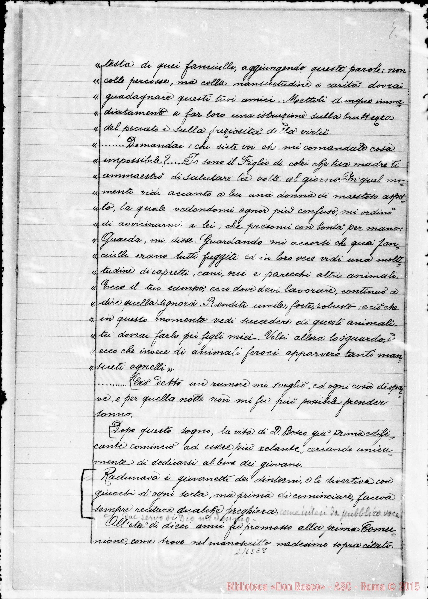 Fotogramma E 8 — D. Barberis Giulio. Ms.: Deposizione al processo. Appunti