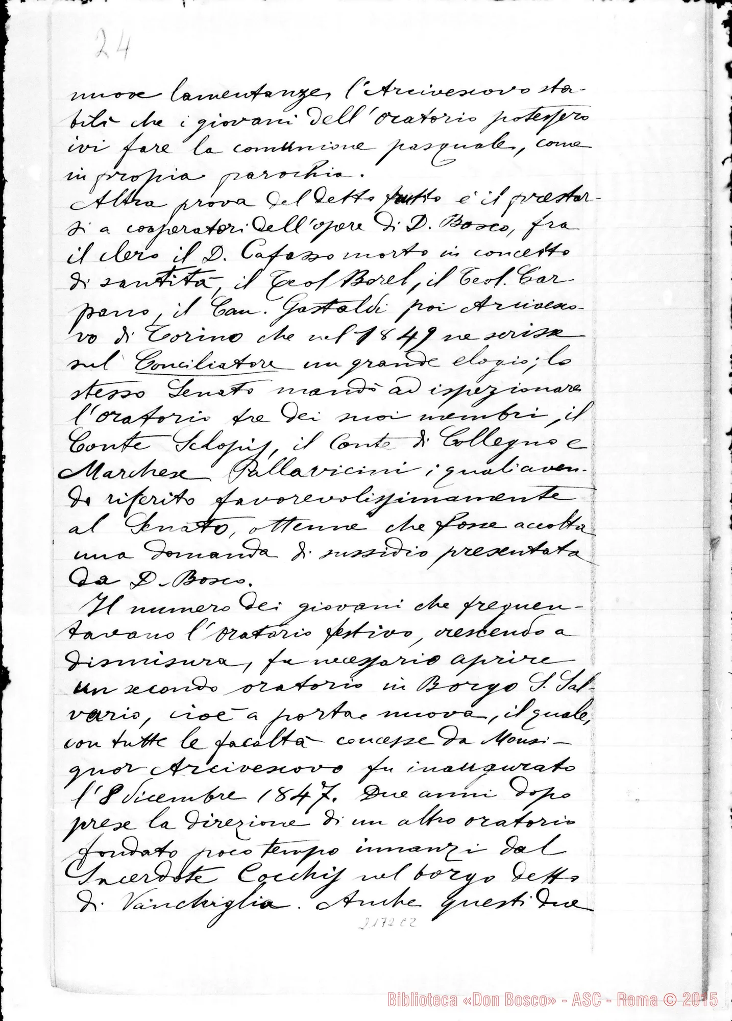 Fotogramma C 2 — D. Pisceta Luigi: Ms. Copia A
