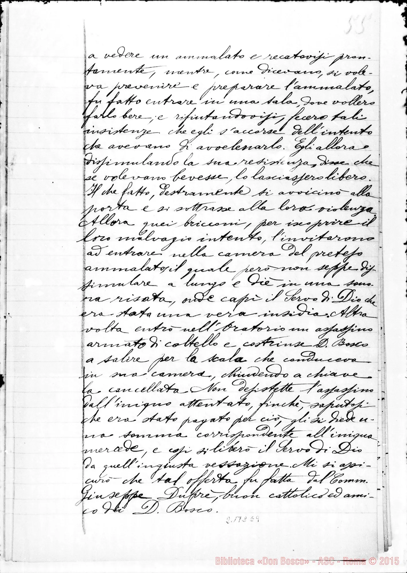 Fotogramma E 9 — D. Pisceta Luigi: Ms. Copia A
