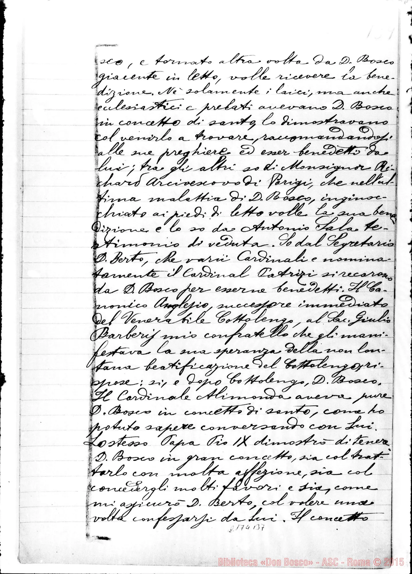 Fotogramma B 7 — D. Pisceta Luigi: Ms. Copia A