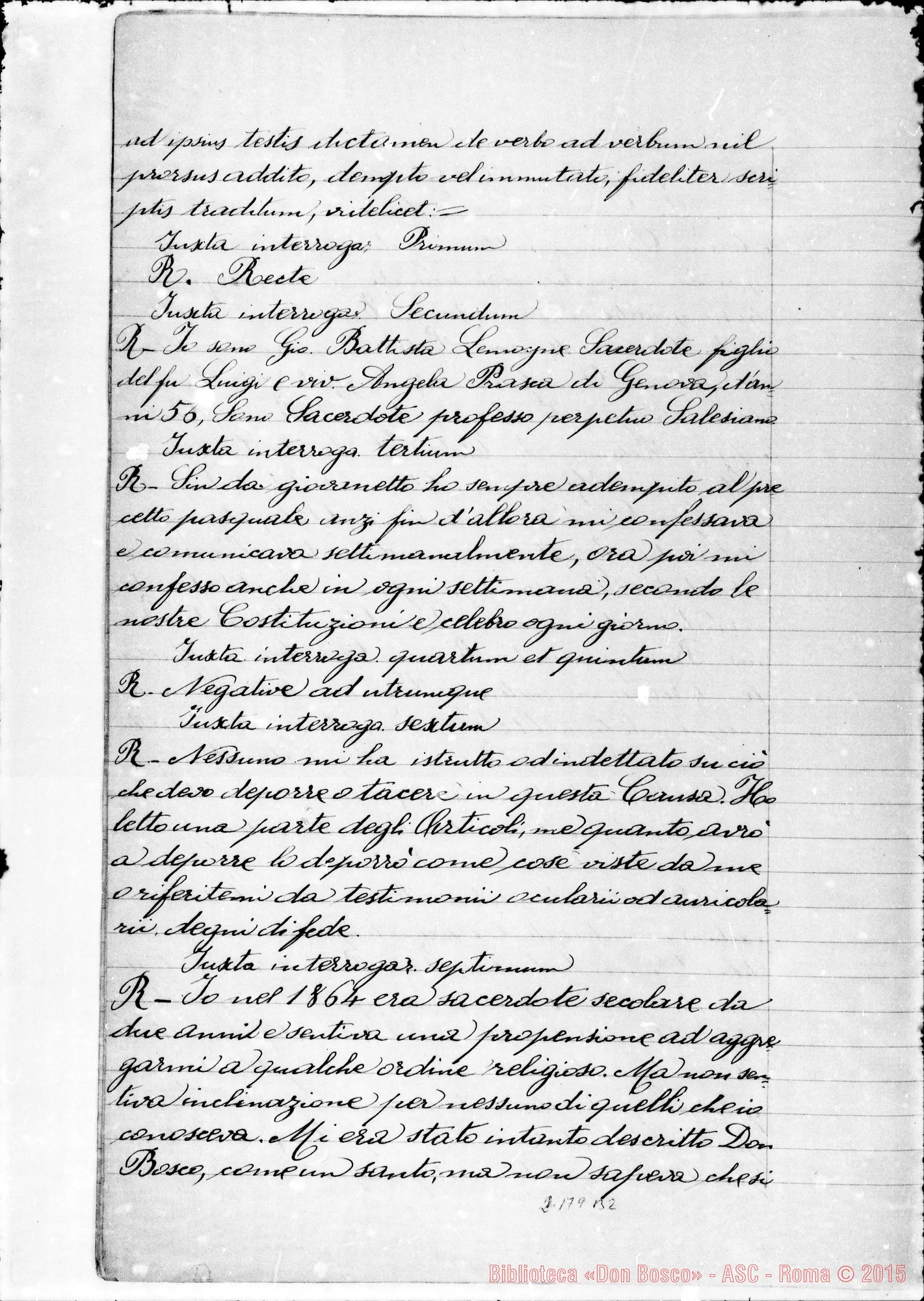 Fotogramma B 2 — D. Lemoyne Giov. Battista: Ms. Copia A
