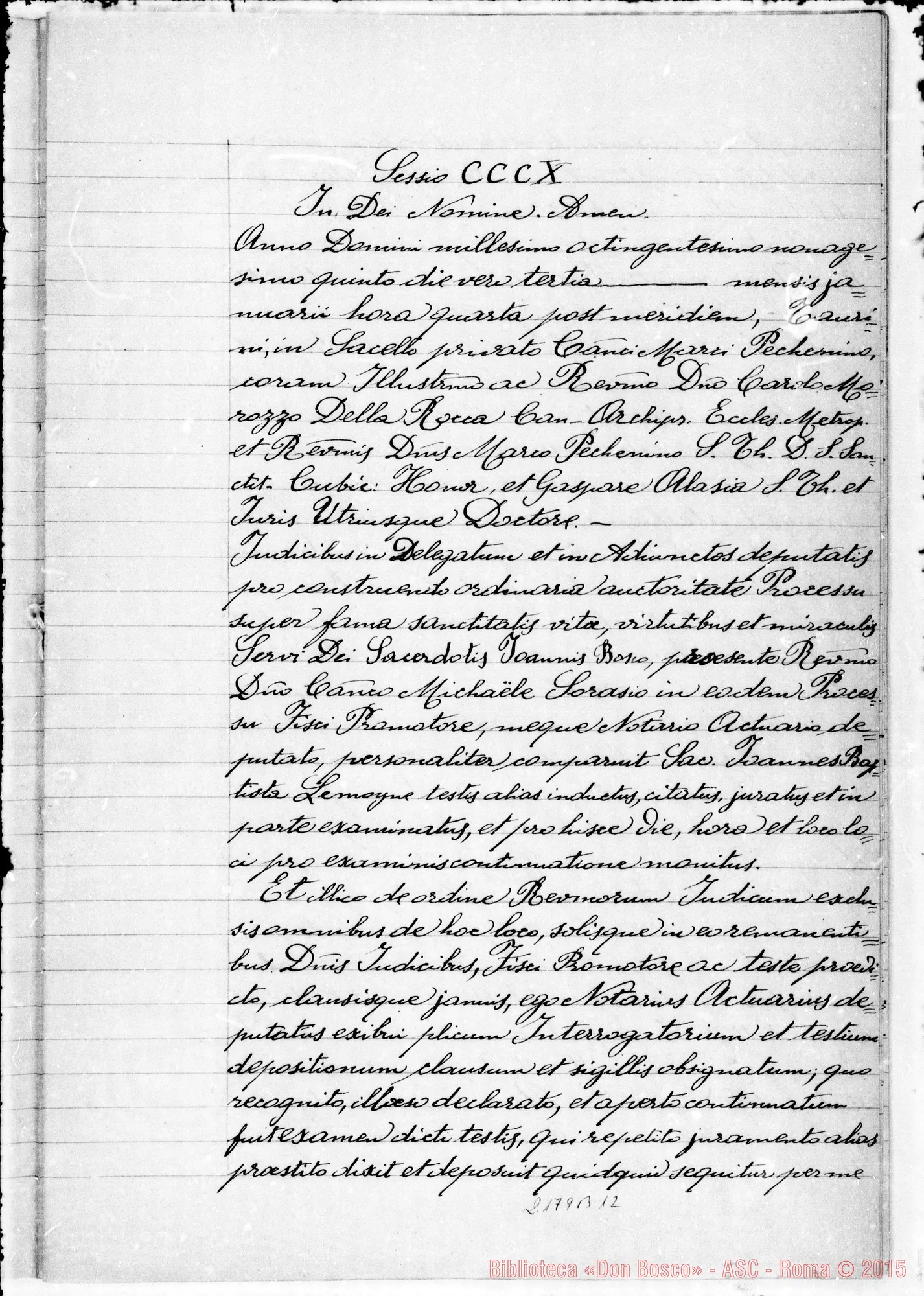 Fotogramma B 12 — D. Lemoyne Giov. Battista: Ms. Copia A