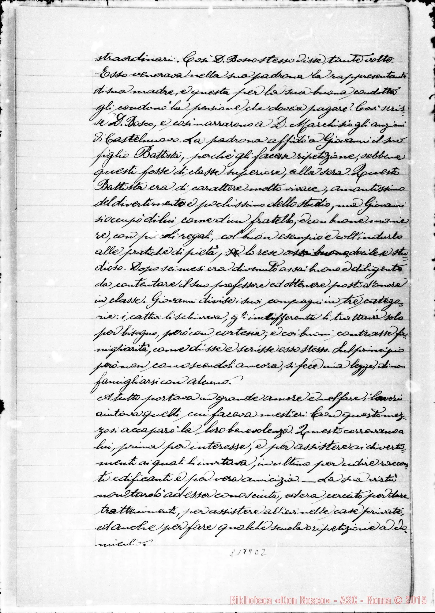Fotogramma D 2 — D. Lemoyne Giov. Battista: Ms. Copia A
