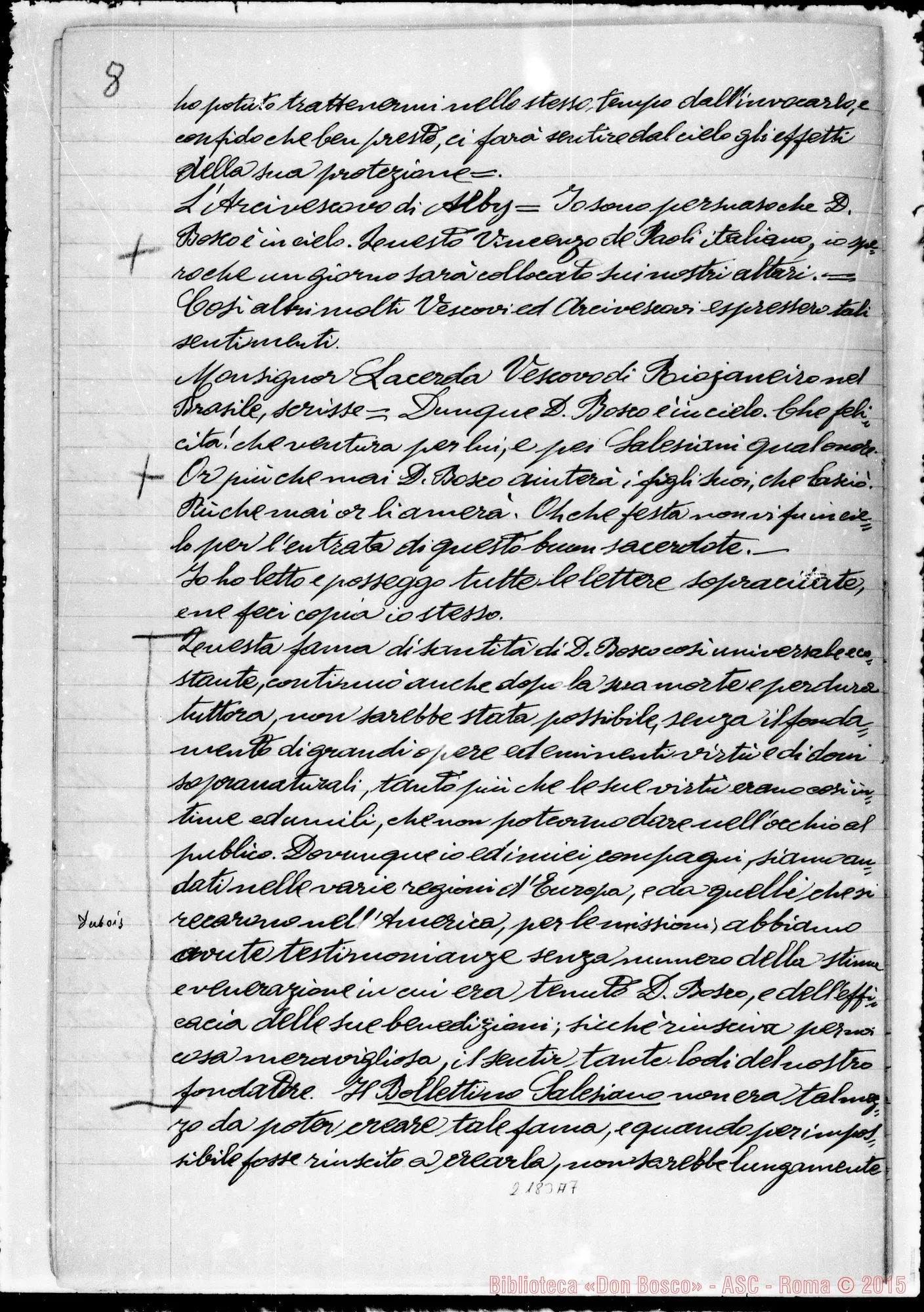 Fotogramma A 7 — D. Lemoyne Giov. Battista: Ms. Copia A