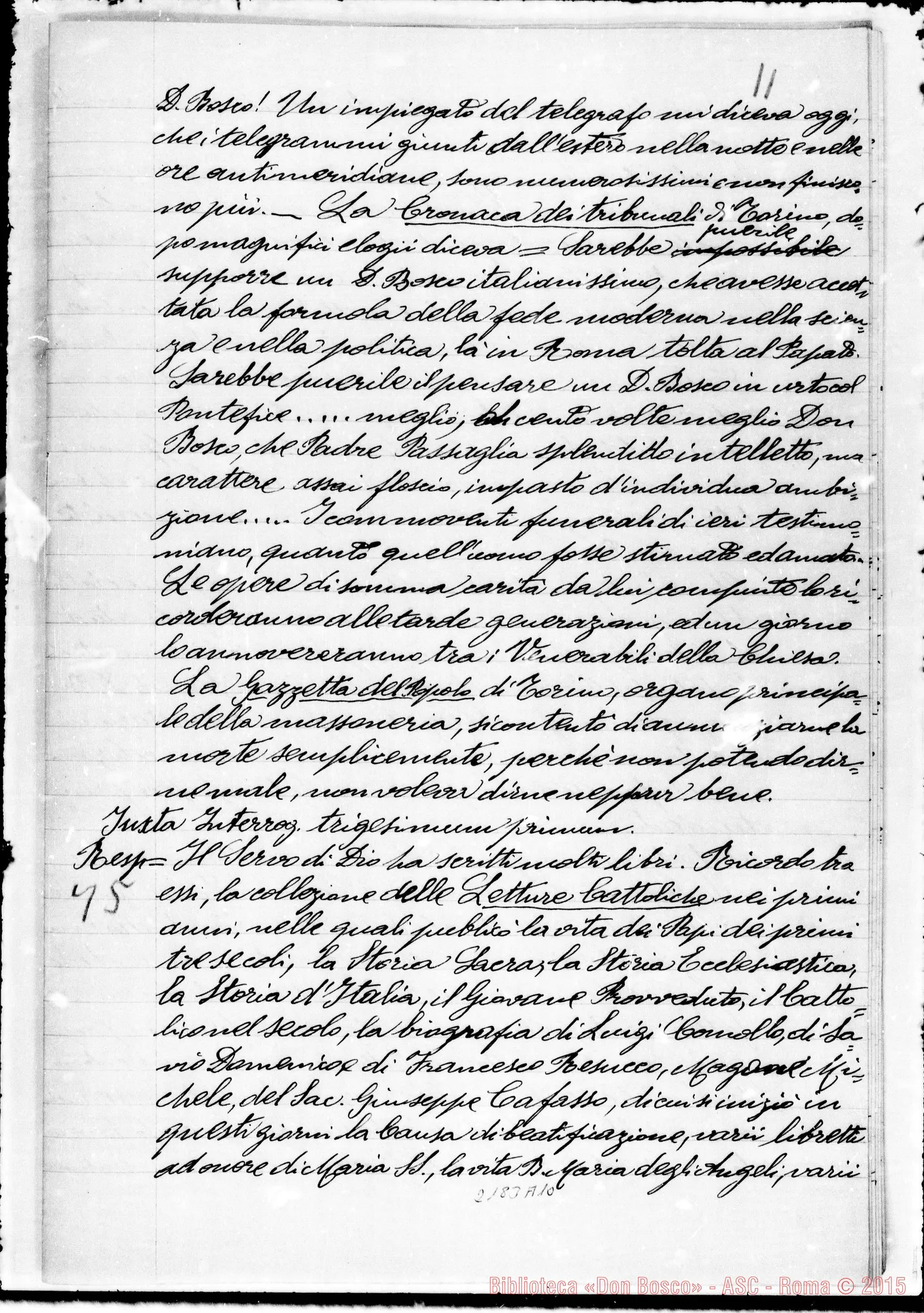 Fotogramma A 10 — D. Lemoyne Giov. Battista: Ms. Copia A