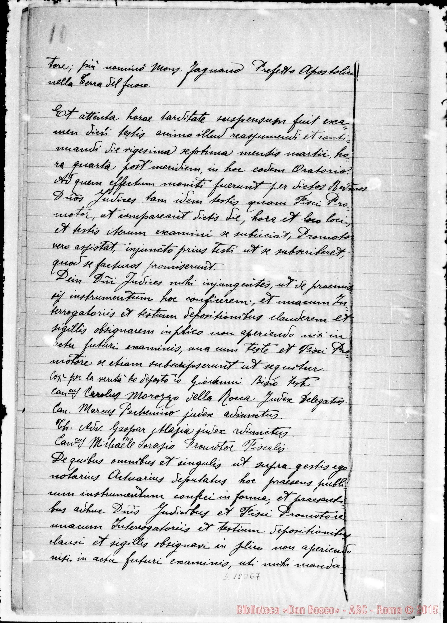 Fotogramma E 7 — D. Bisio Giovanni: Ms. Copia A