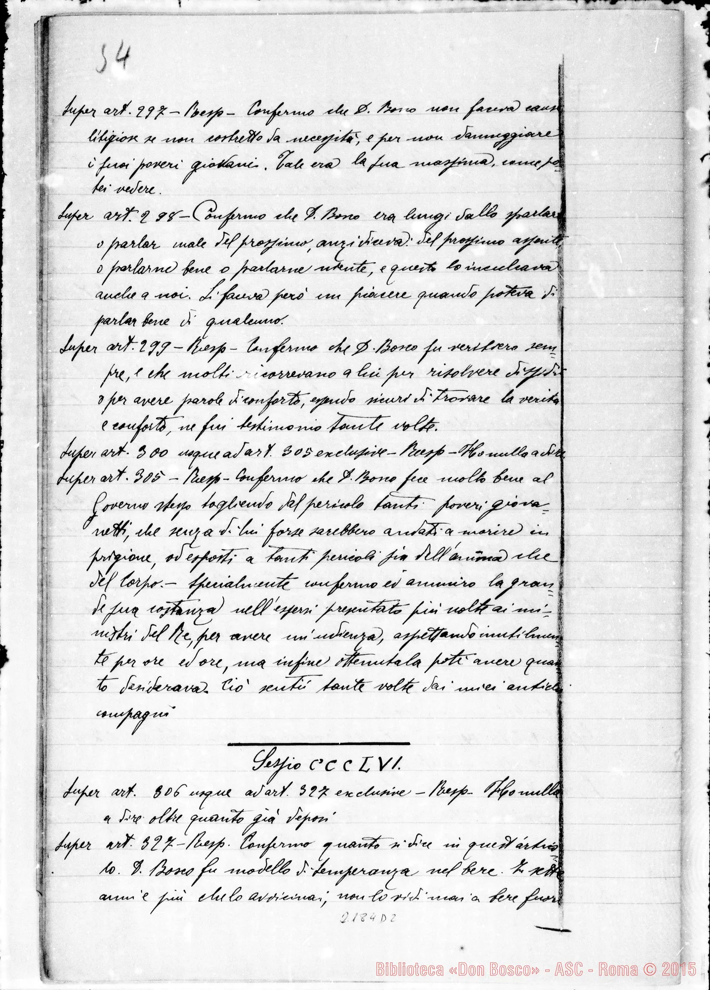 Fotogramma D 2 — D. Bisio Giovanni: Ms. Copia A
