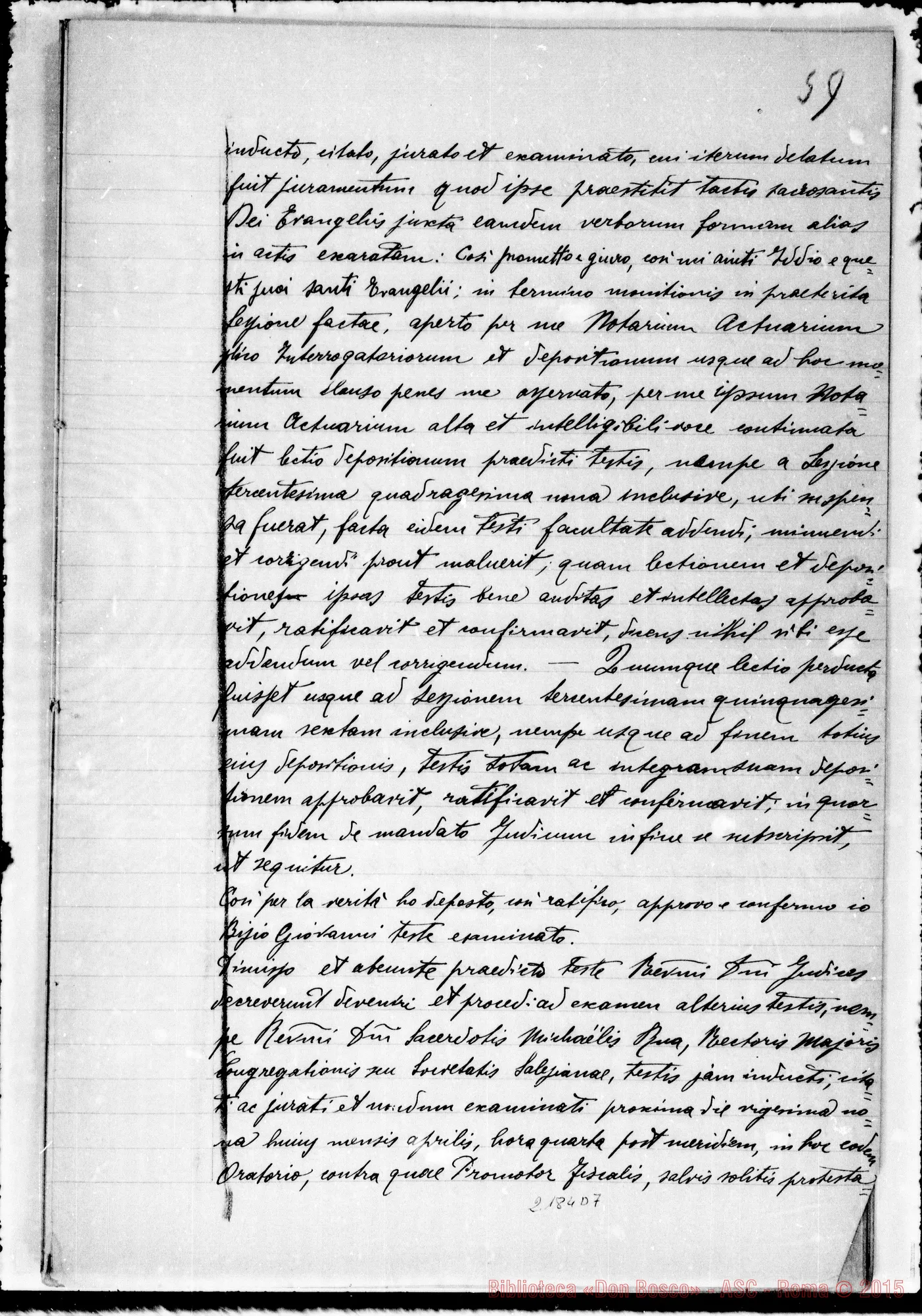 Fotogramma D 7 — D. Bisio Giovanni: Ms. Copia A