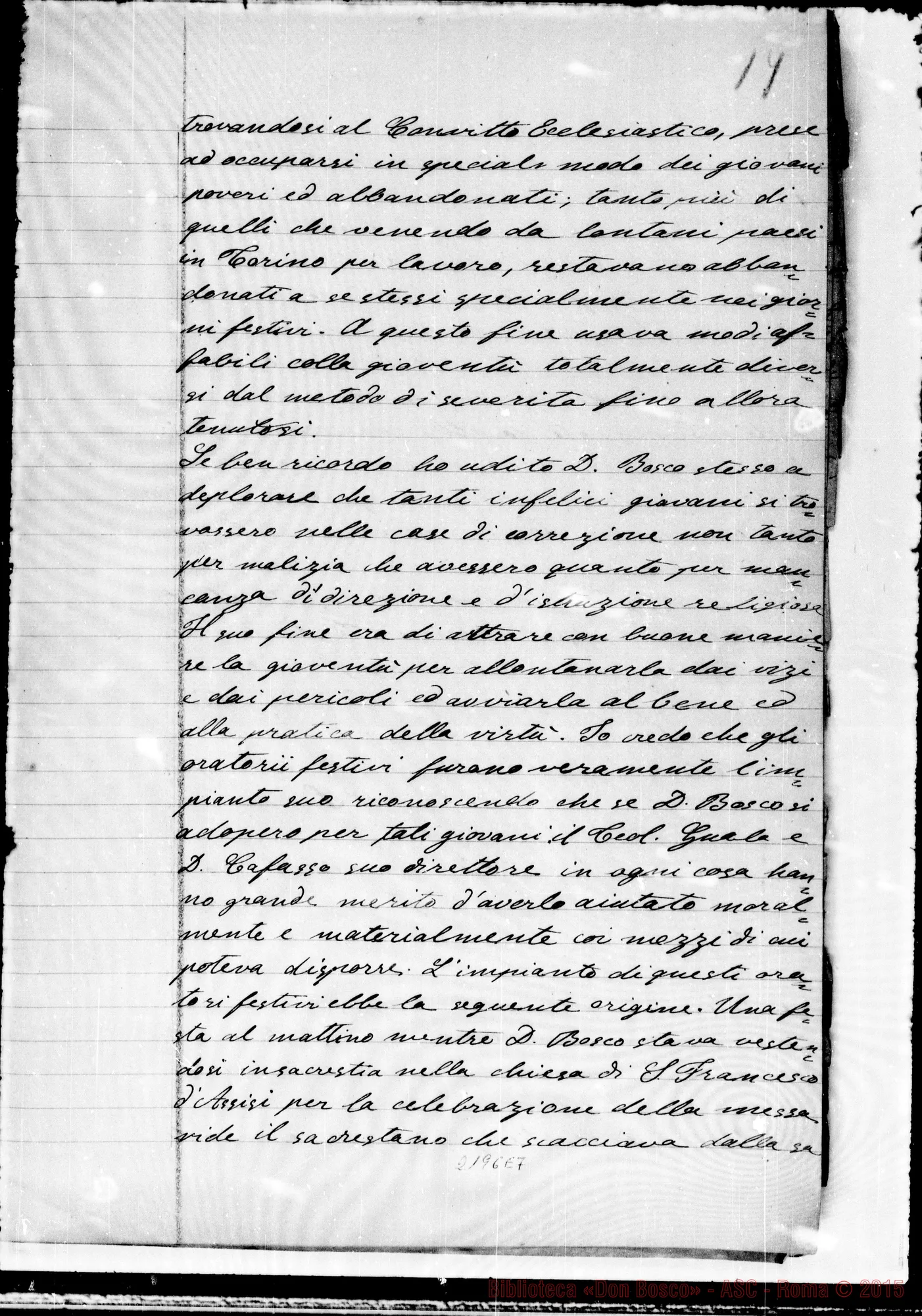 Fotogramma E 7 — D. Turchi Giov. E D. Savio Ascanio: Ms. Copia A