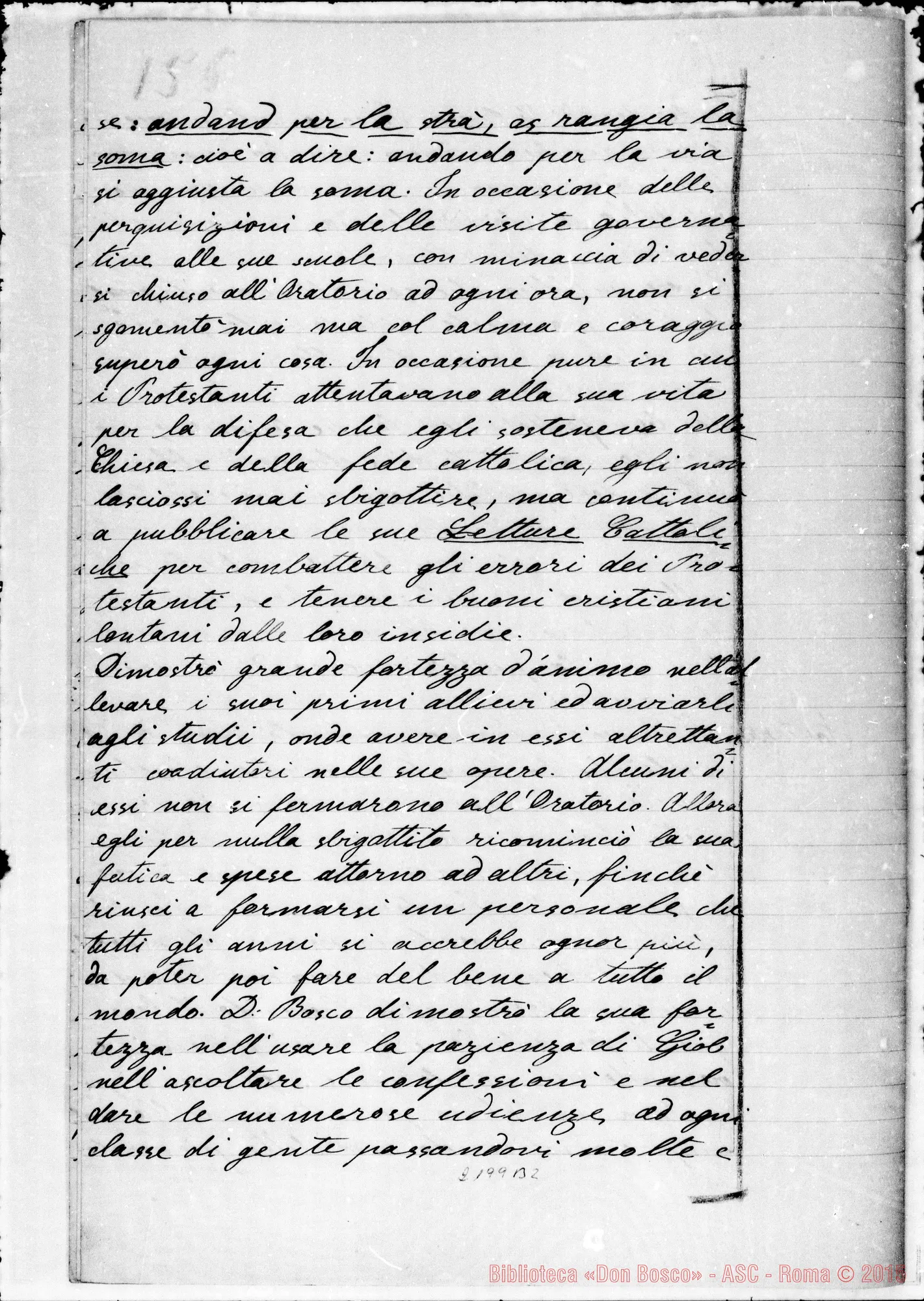 Fotogramma B 2 — D. Turchi Giov. E D. Savio Ascanio: Ms. Copia A