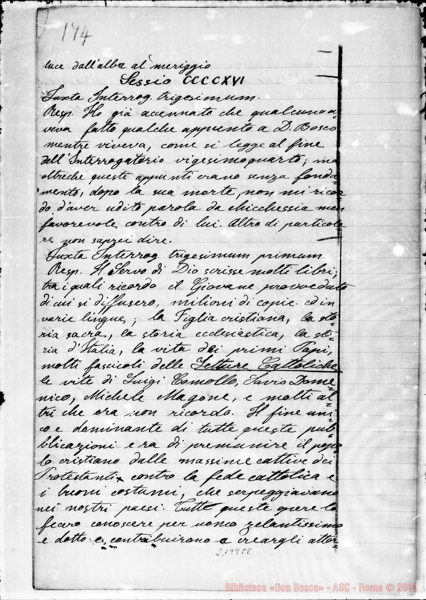 Fotogramma C 8 — D. Turchi Giov. E D. Savio Ascanio: Ms. Copia A