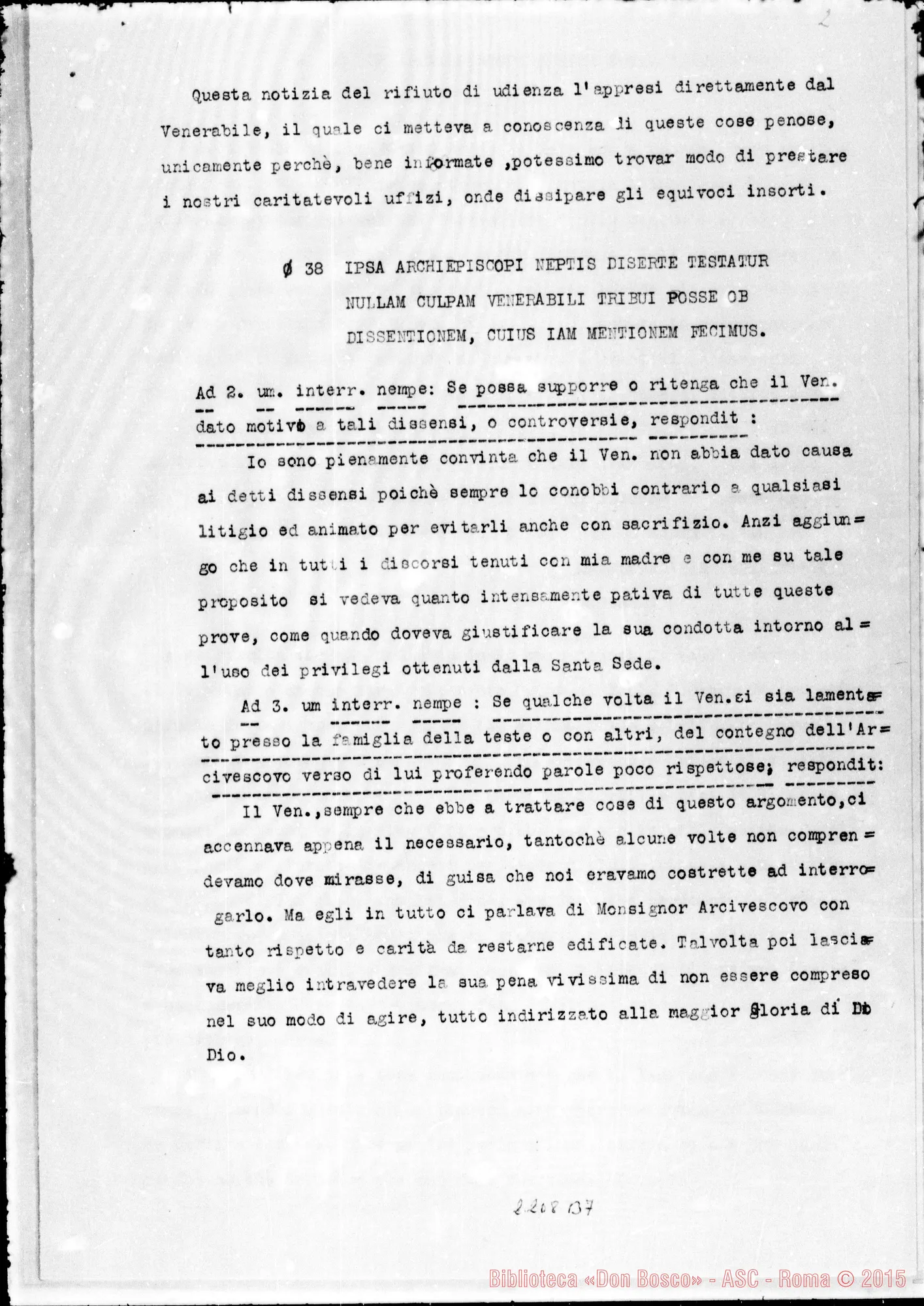 Fotogramma B 7 — Laurentia Mazé de la Roche. Dattil.