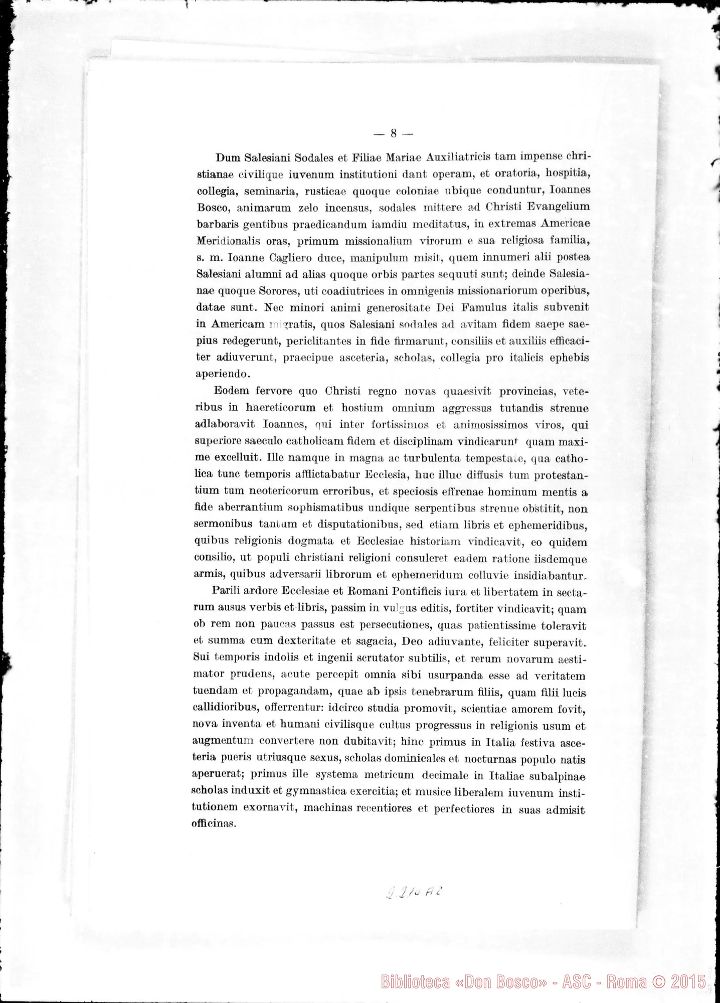 Fotogramma A 2 — Litterae Decretales: «Geminata laetitia…»