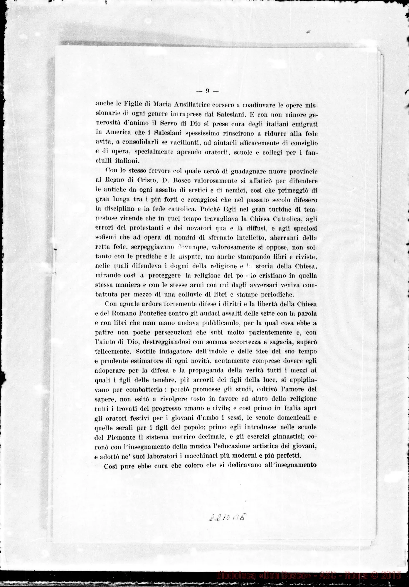 Fotogramma B 6 — Lettera Decretale: «Di doppia letizia…»