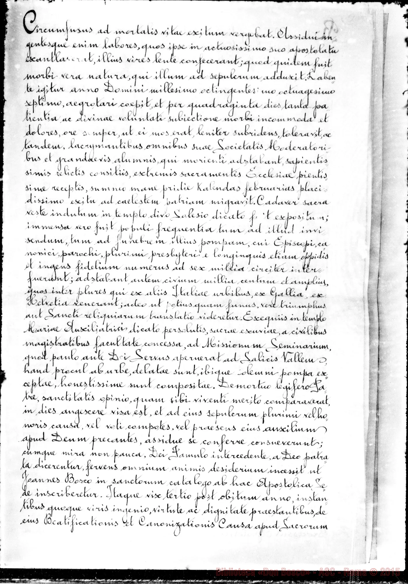 Fotogramma D 2 — Lettera Decretale in pergamena