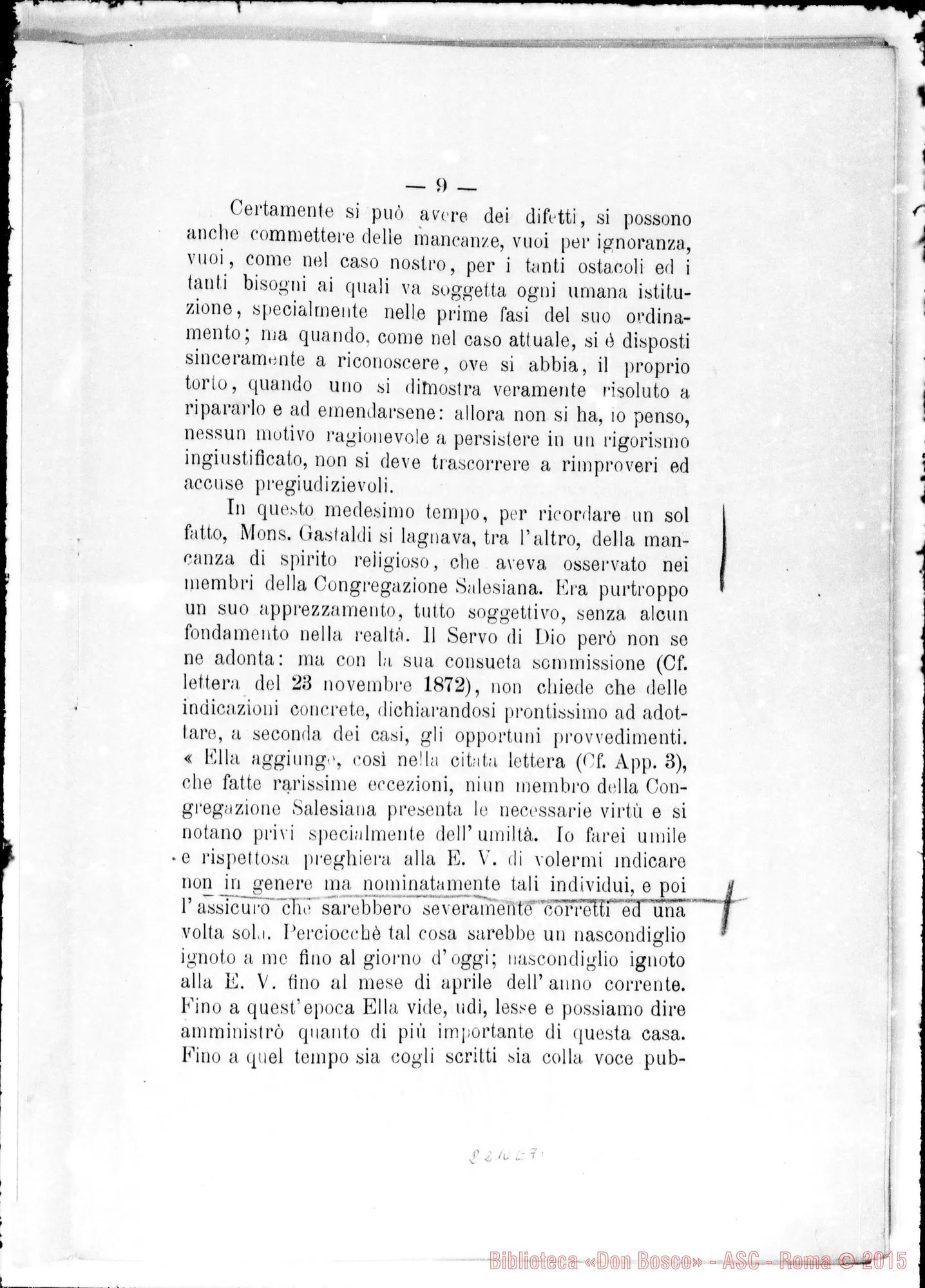 Fotogramma E 7 — Positio super revisione scriptorum (1906)