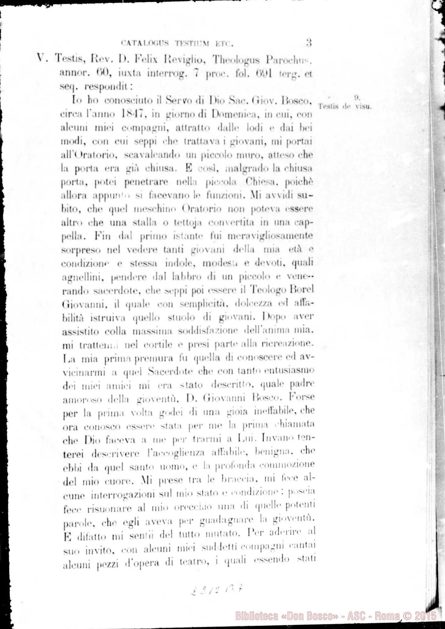Fotogramma B 7 — Summarium