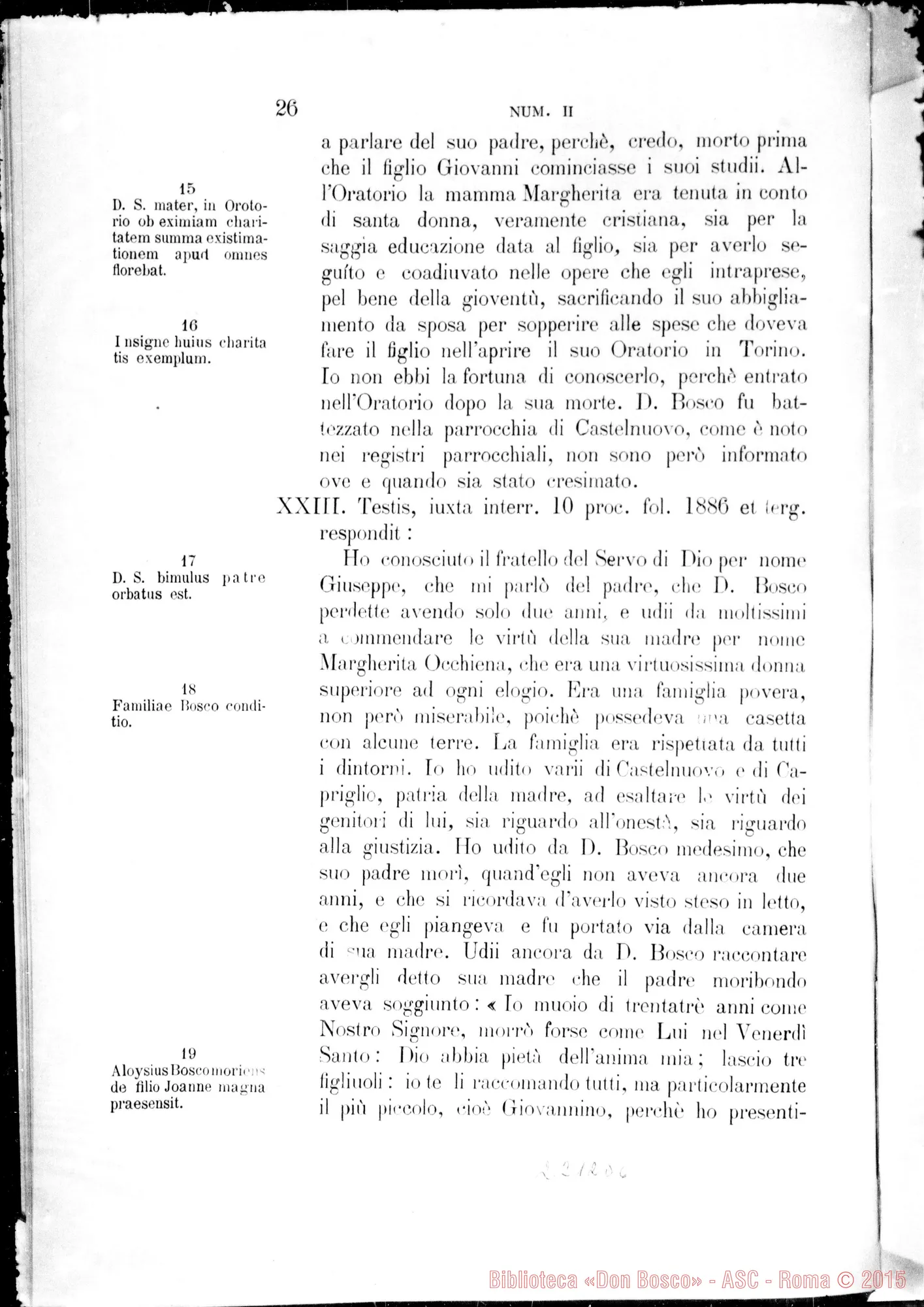 Fotogramma D 6 — Summarium