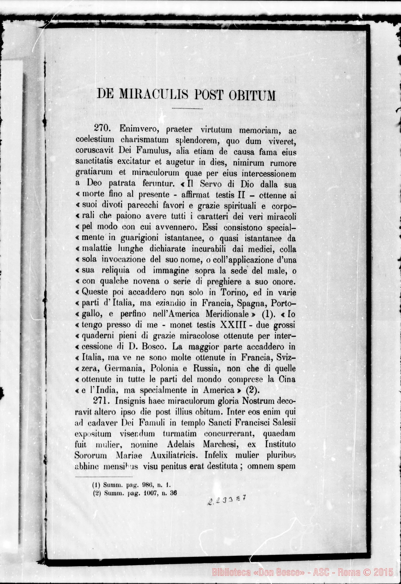 Fotogramma E 7 — Informatio