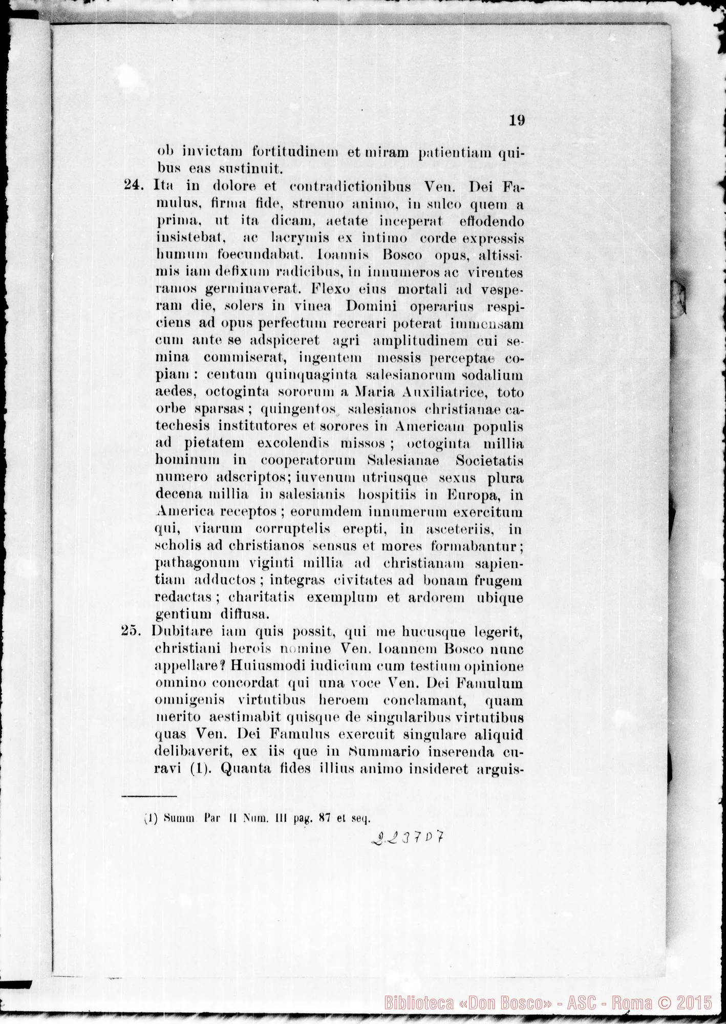 Fotogramma D 7 — Informatio