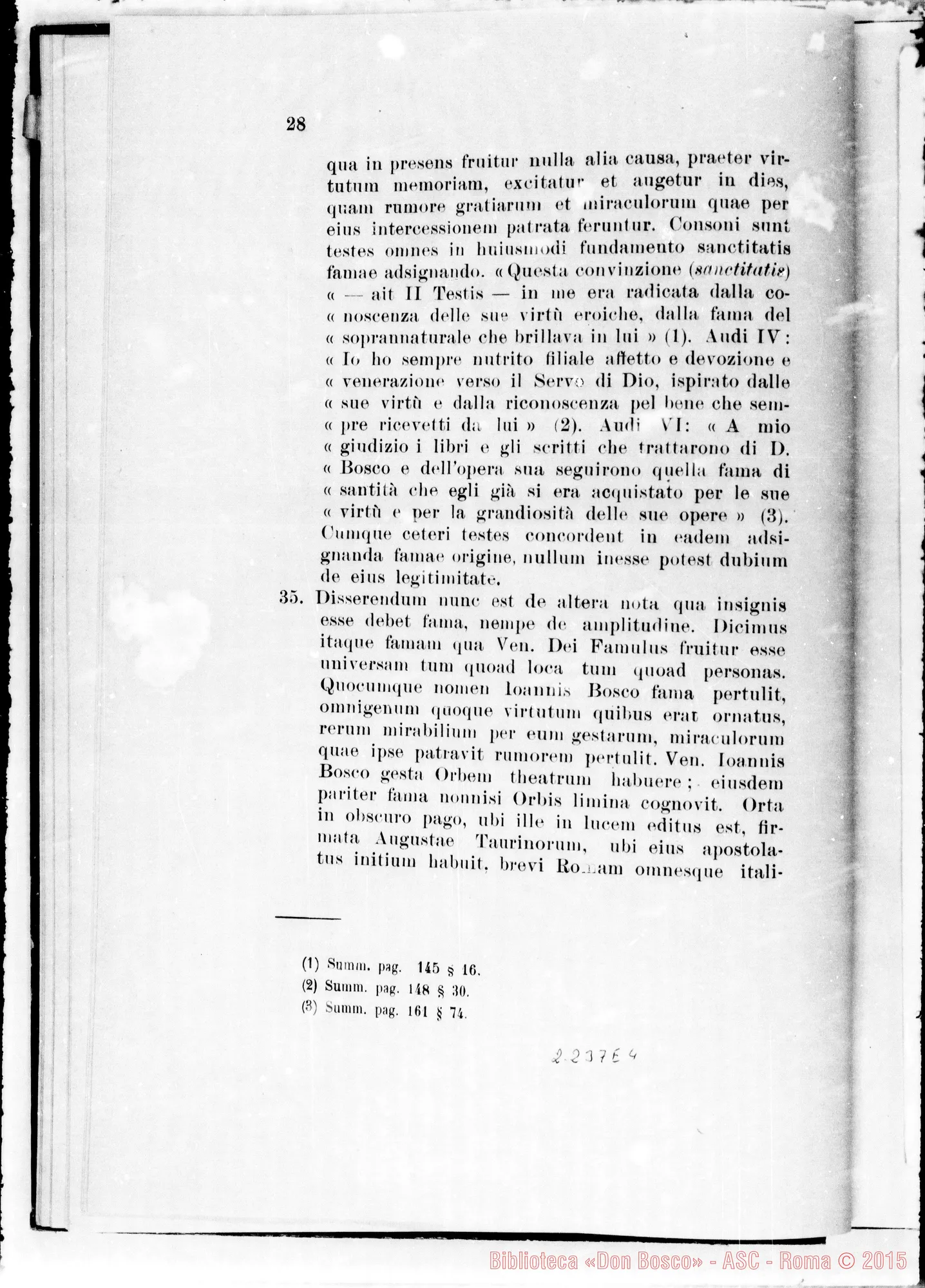 Fotogramma E 4 — Informatio