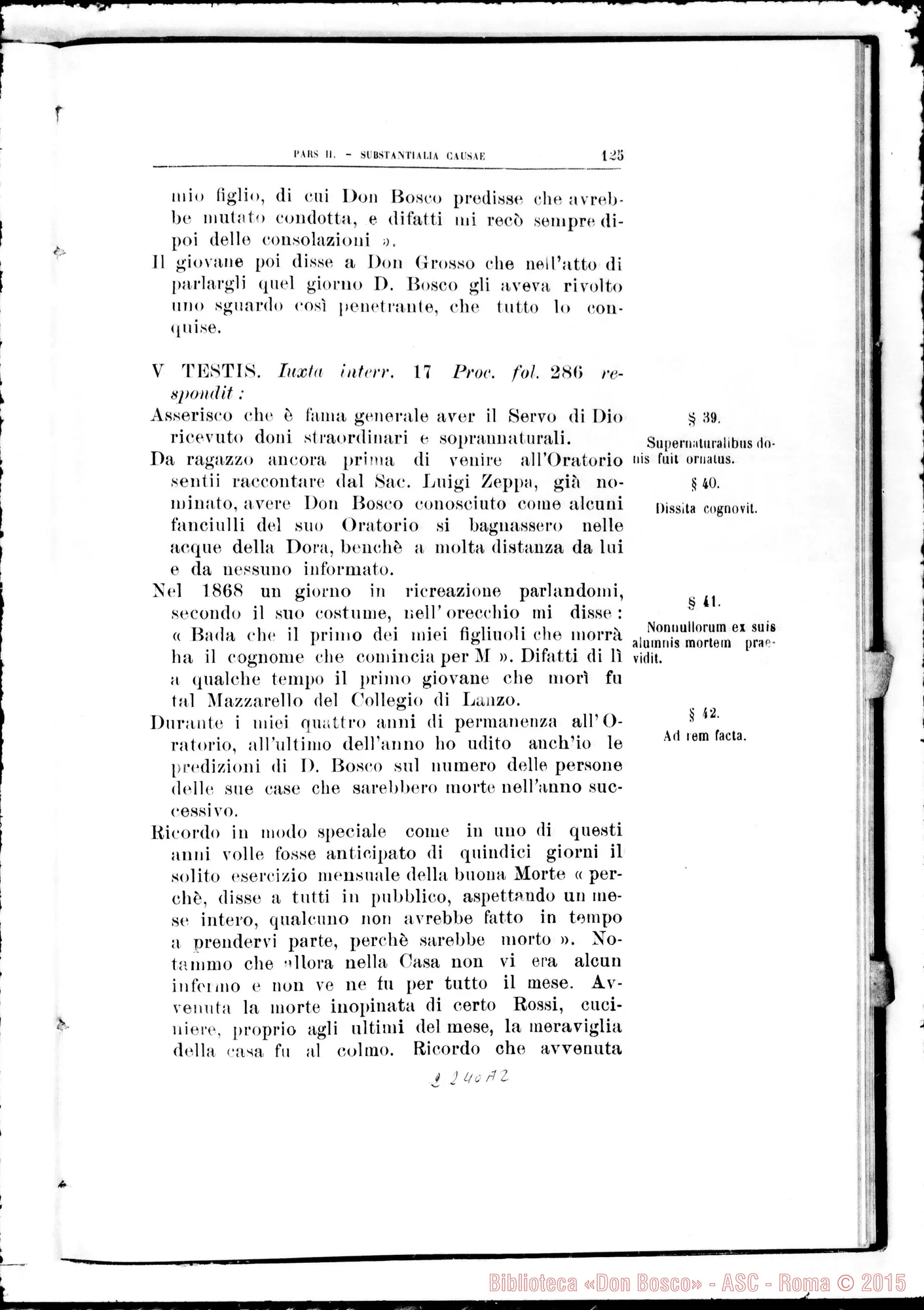 Fotogramma A 2 — Summarium