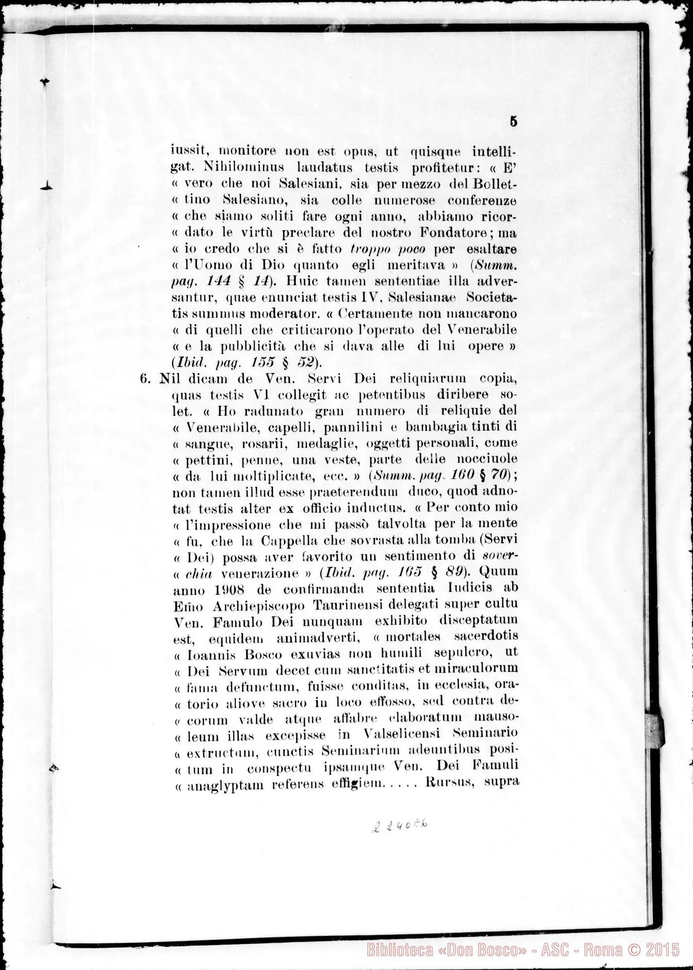 Fotogramma E 6 — Animadversiones