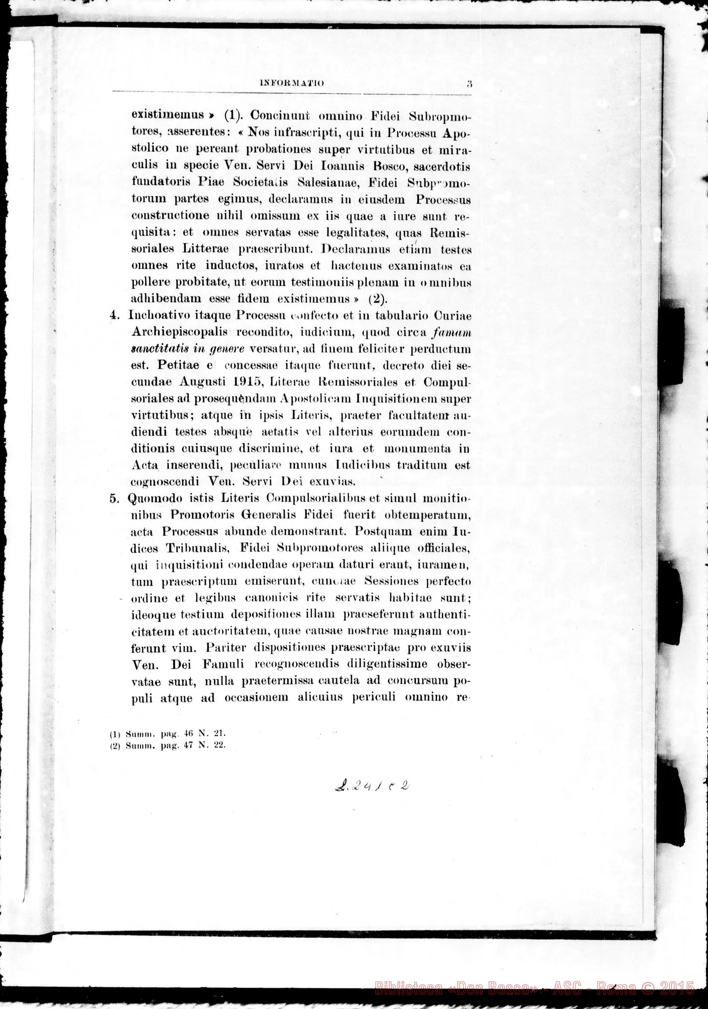 Fotogramma C 2 — Informatio