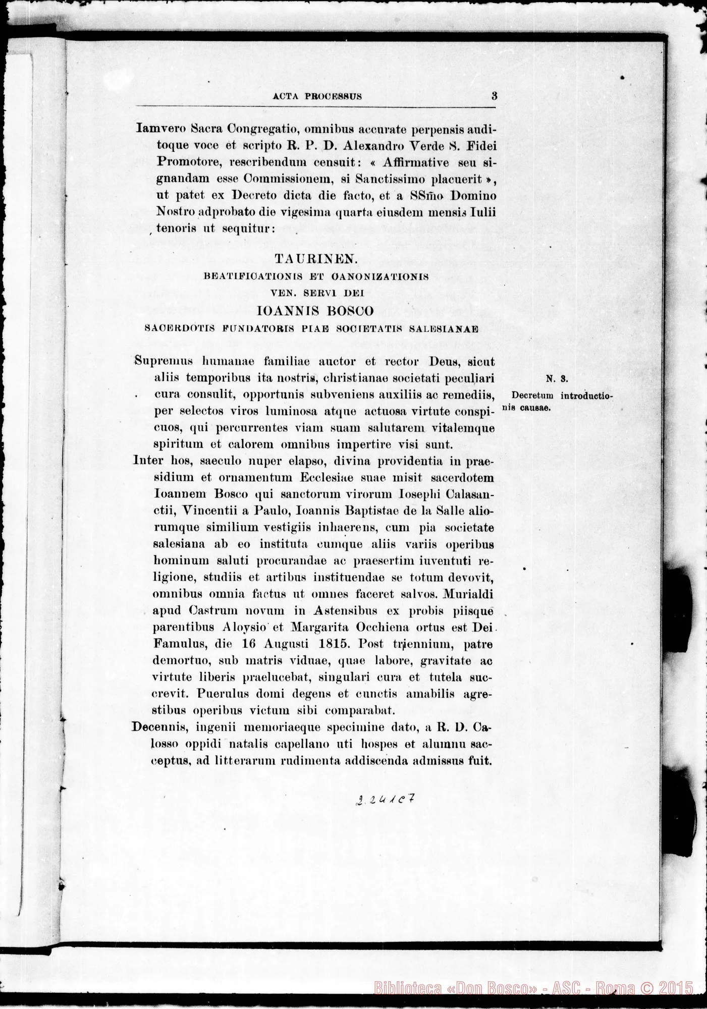Fotogramma C 7 — Summarium