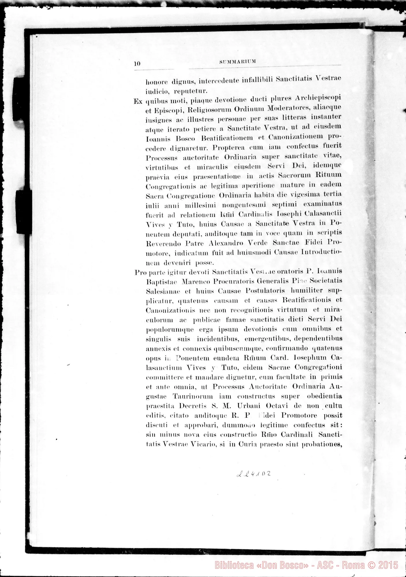 Fotogramma D 2 — Summarium