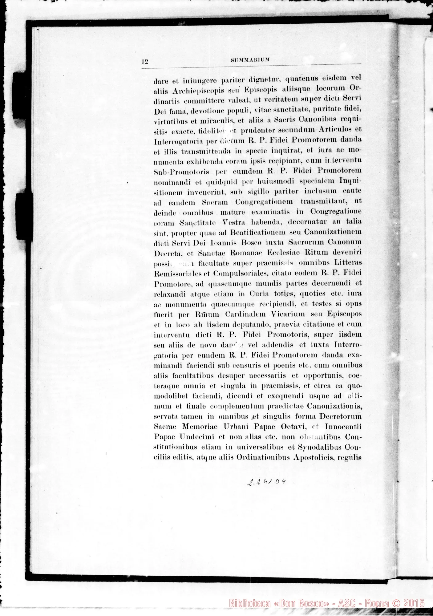 Fotogramma D 4 — Summarium