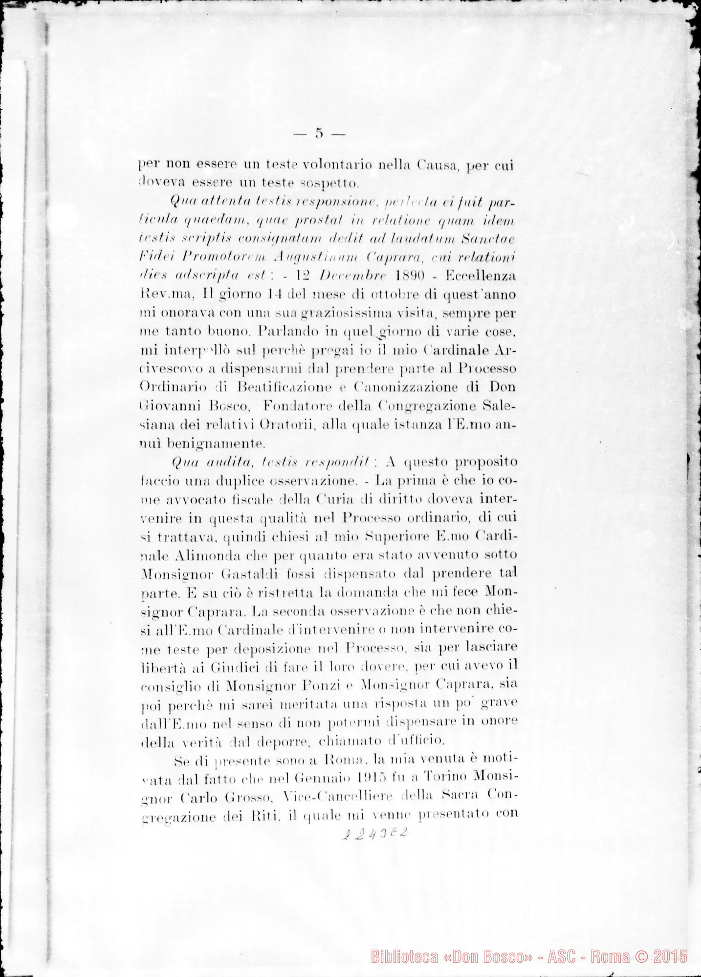 Fotogramma E 2 — Summarium ex officio