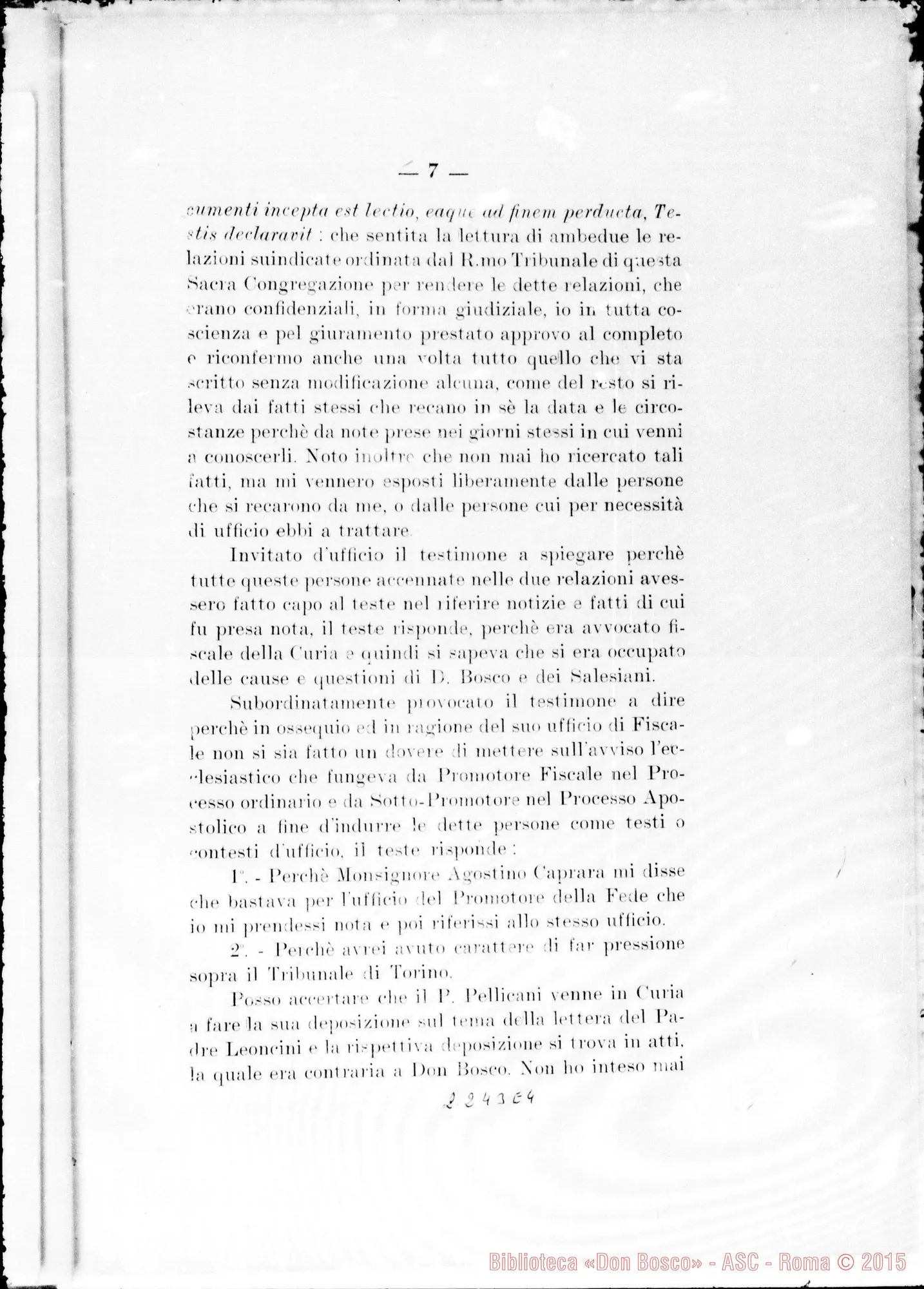 Fotogramma E 4 — Summarium ex officio