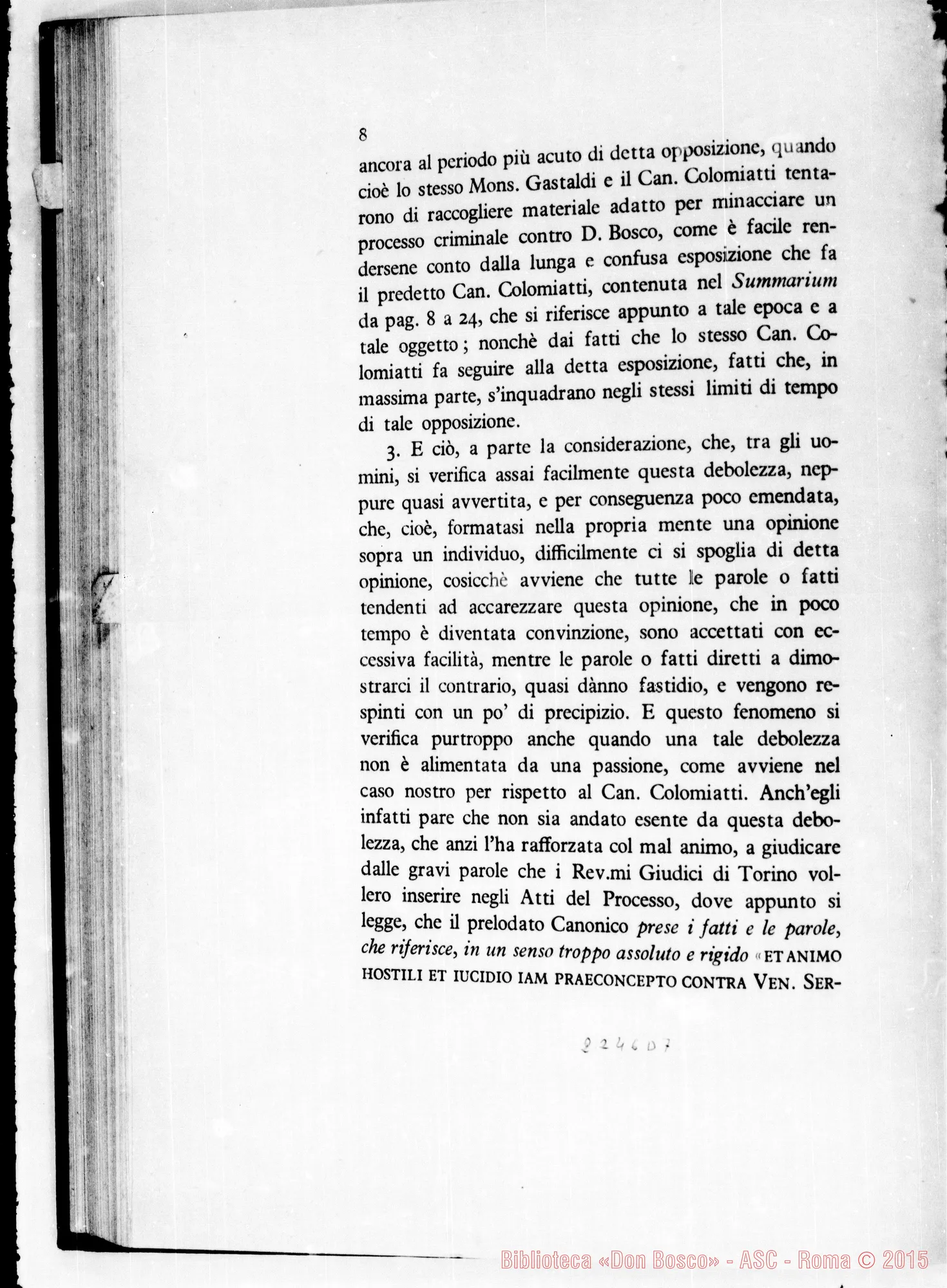 Fotogramma D 7 — Confutazione