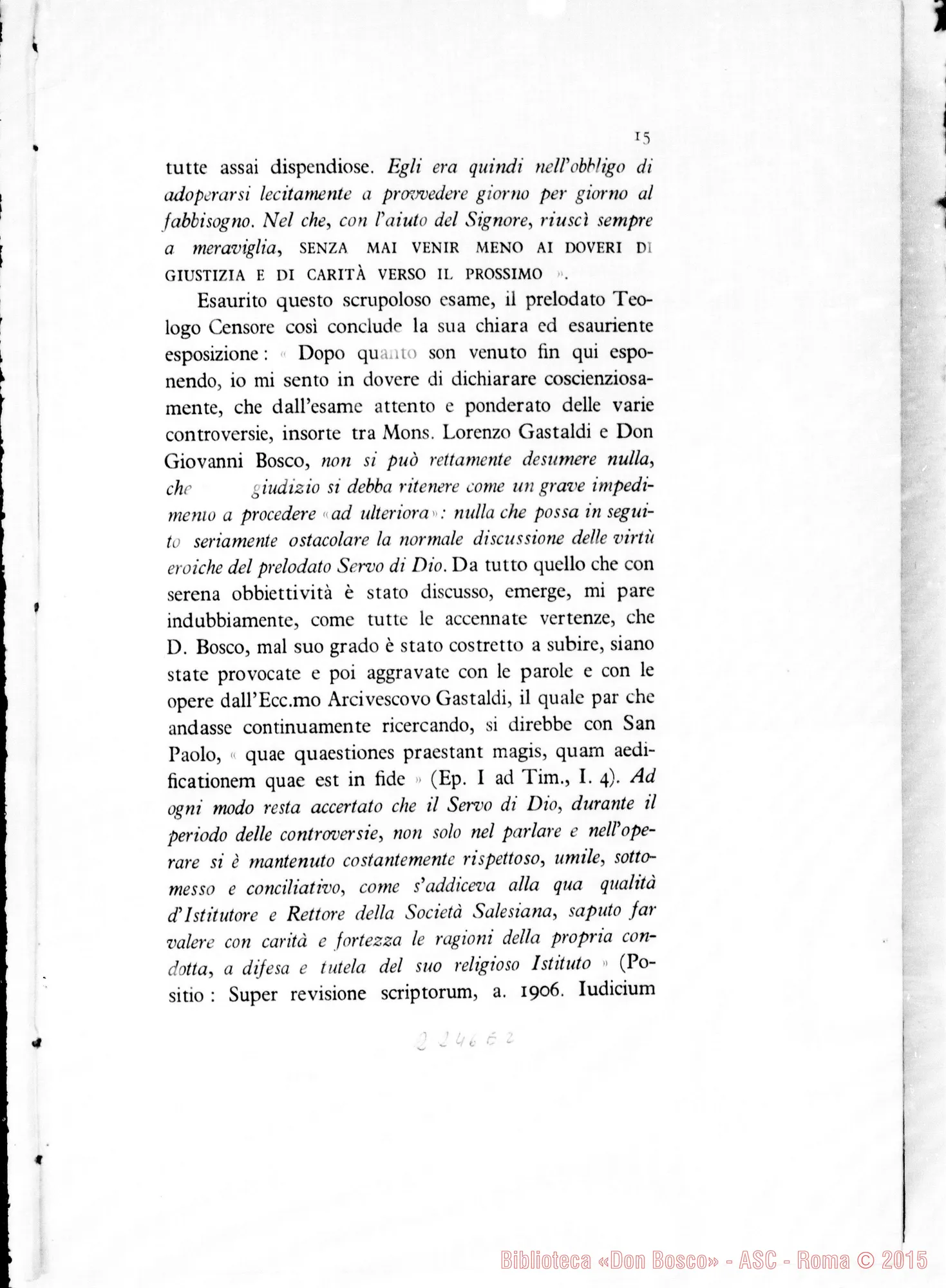 Fotogramma E 2 — Confutazione