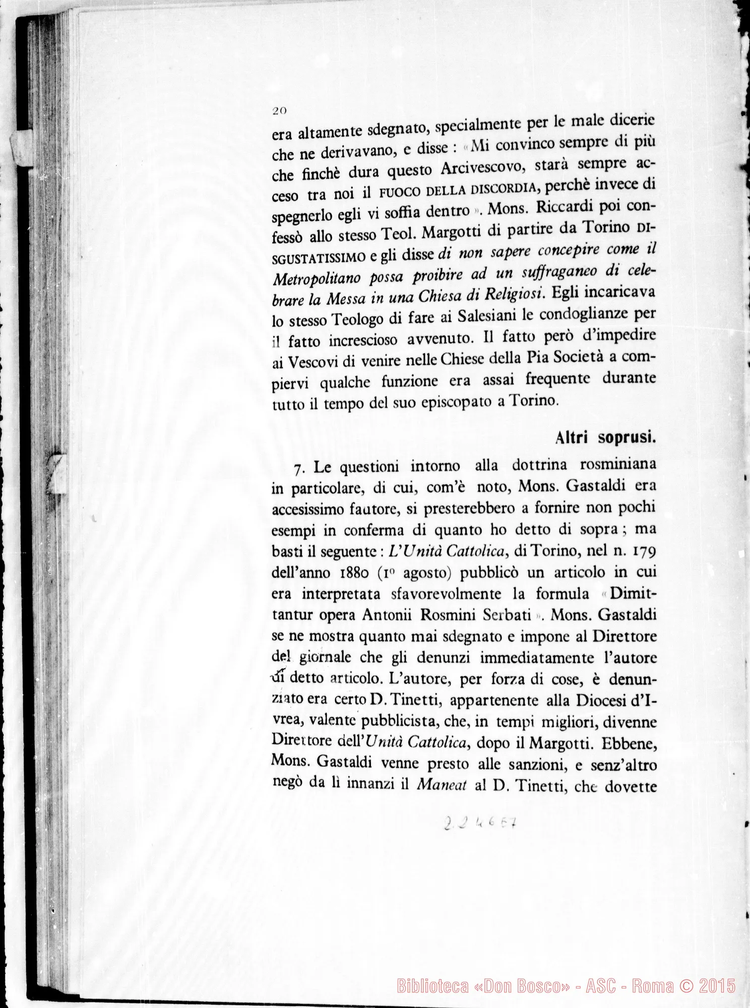 Fotogramma E 7 — Confutazione