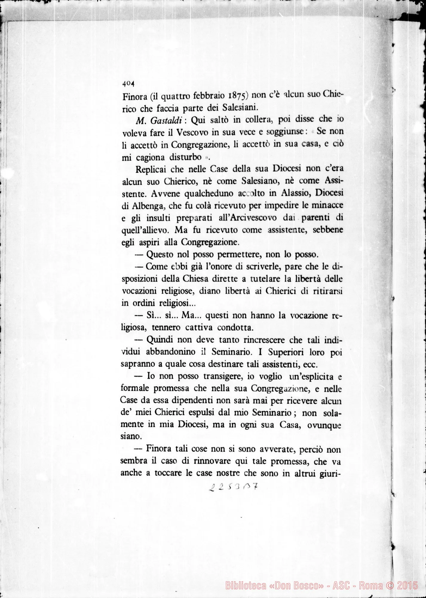 Fotogramma B 7 — Confutazione