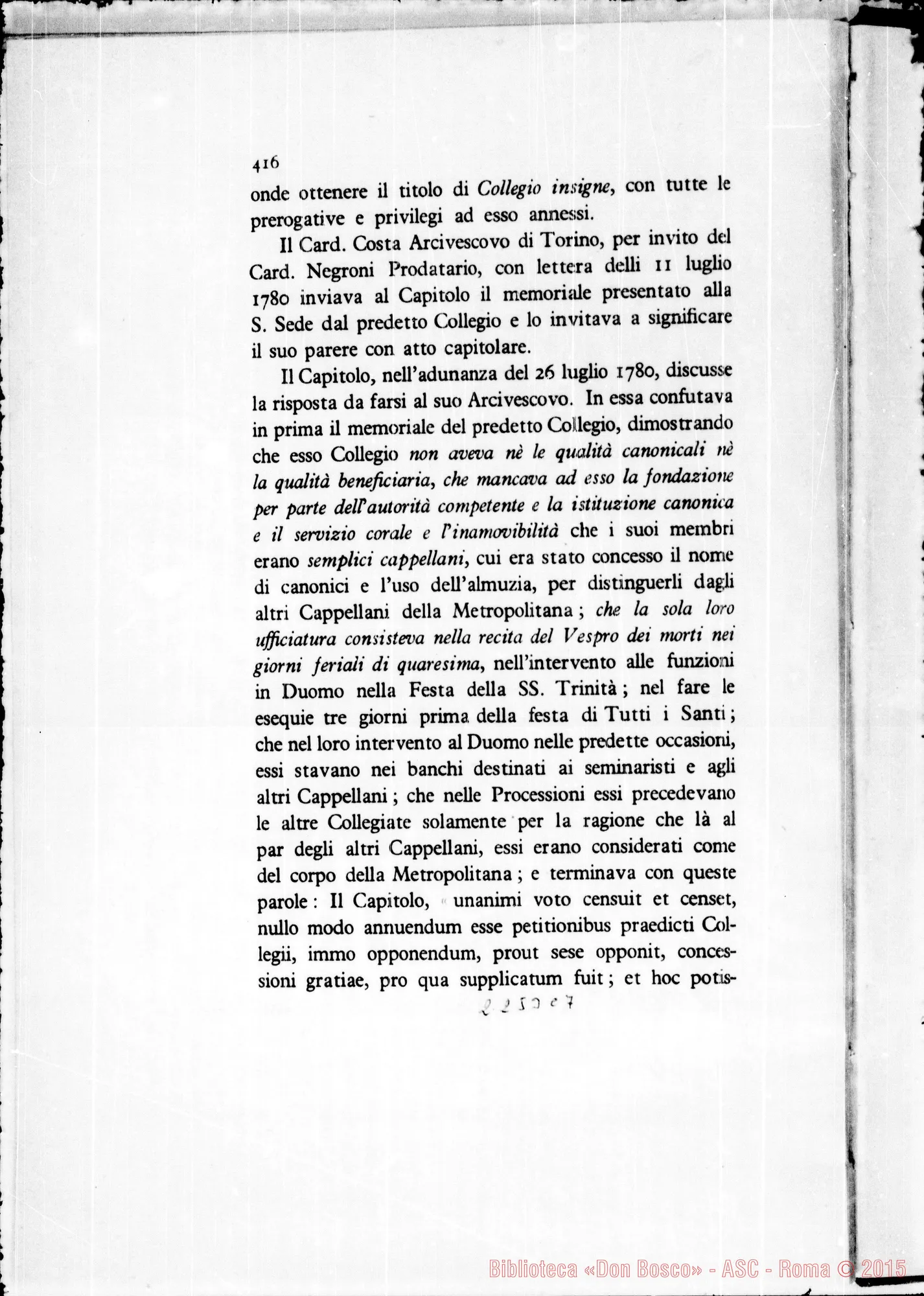 Fotogramma C 7 — Confutazione