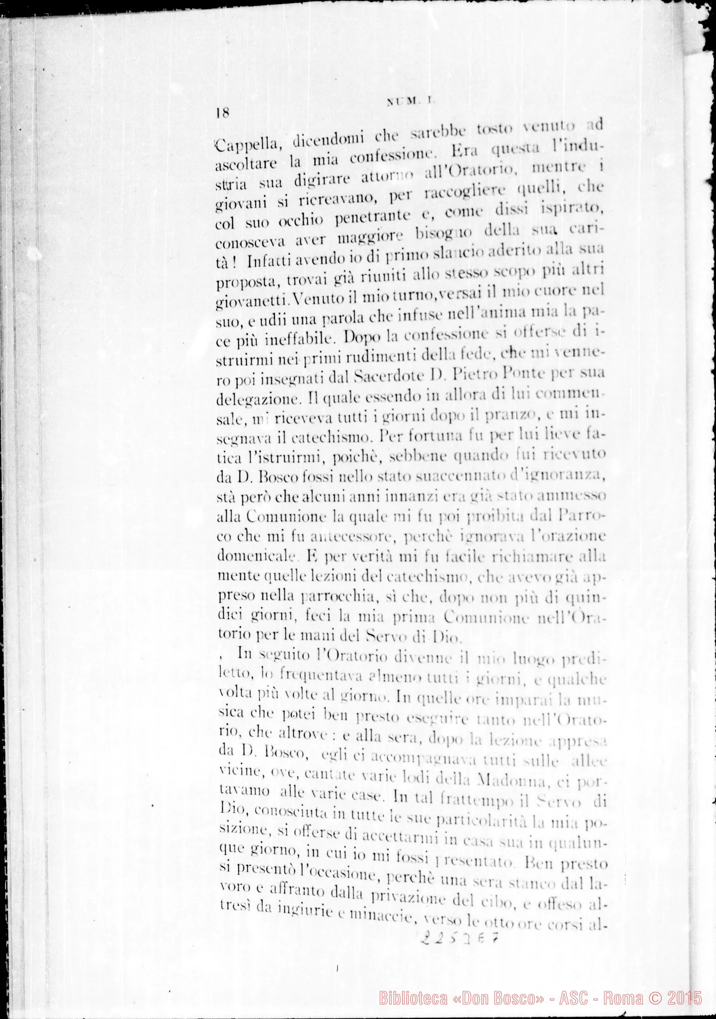 Fotogramma E 7 — Pars Prima: Summarium