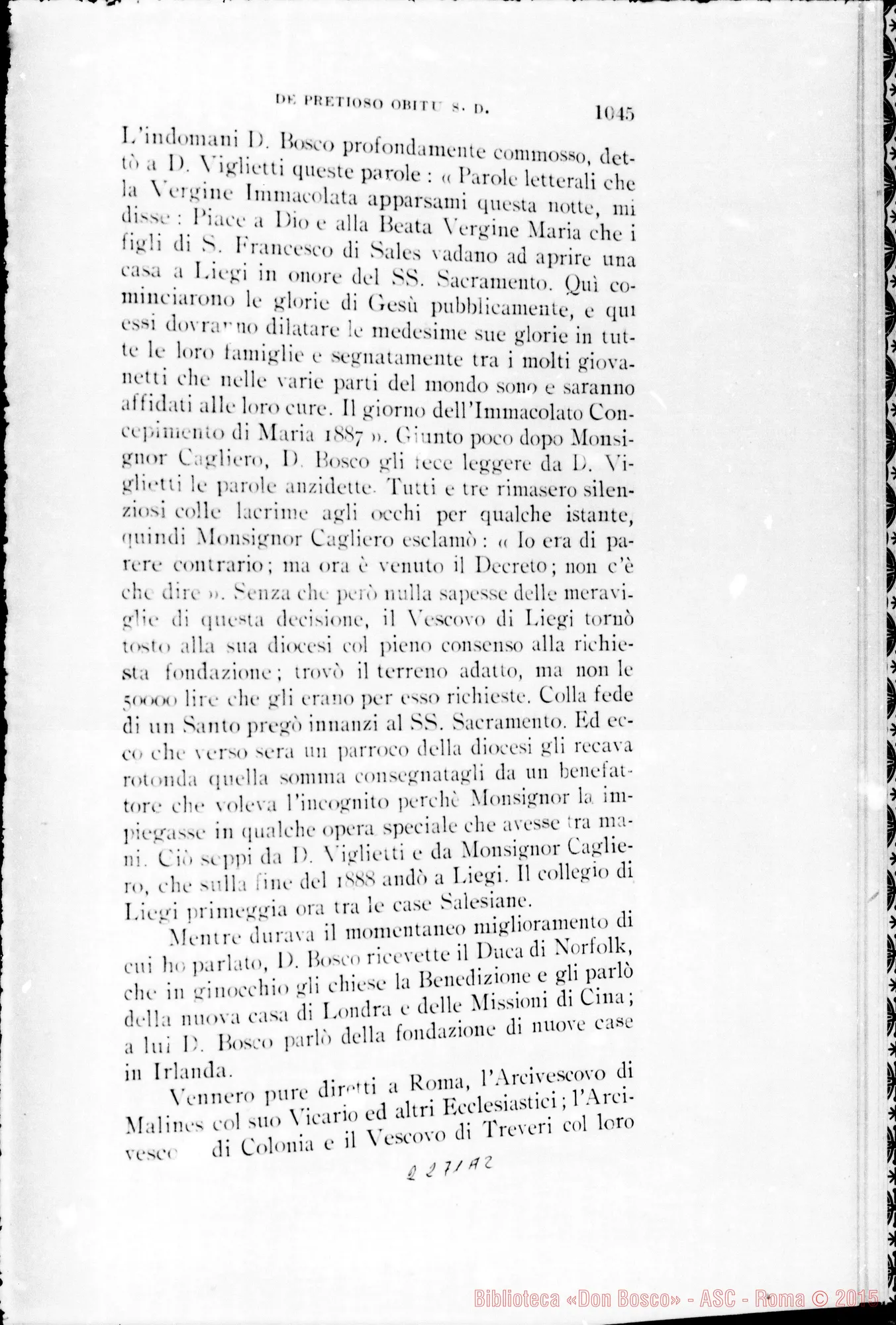 Fotogramma A 2 — Pars Prima: Summarium