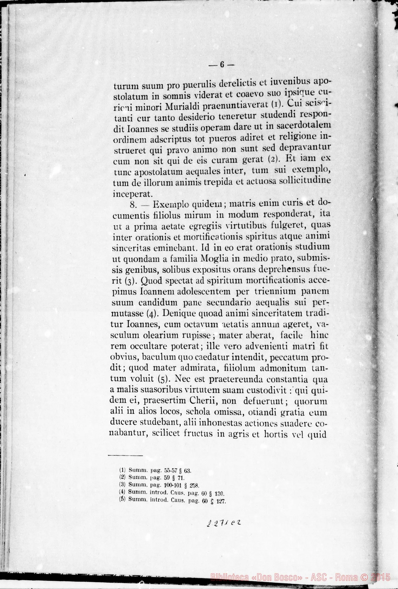Fotogramma C 2 — Pars Secunda: Informatio